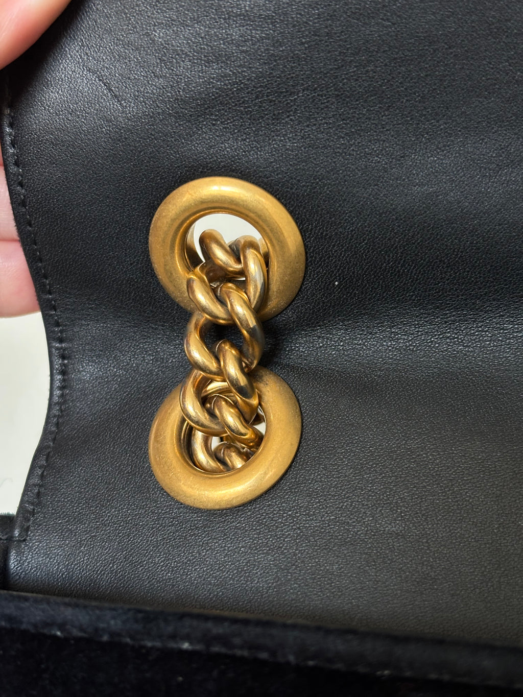 Gucci Velvet GG Marmont Medium