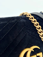 Gucci Velvet GG Marmont Medium