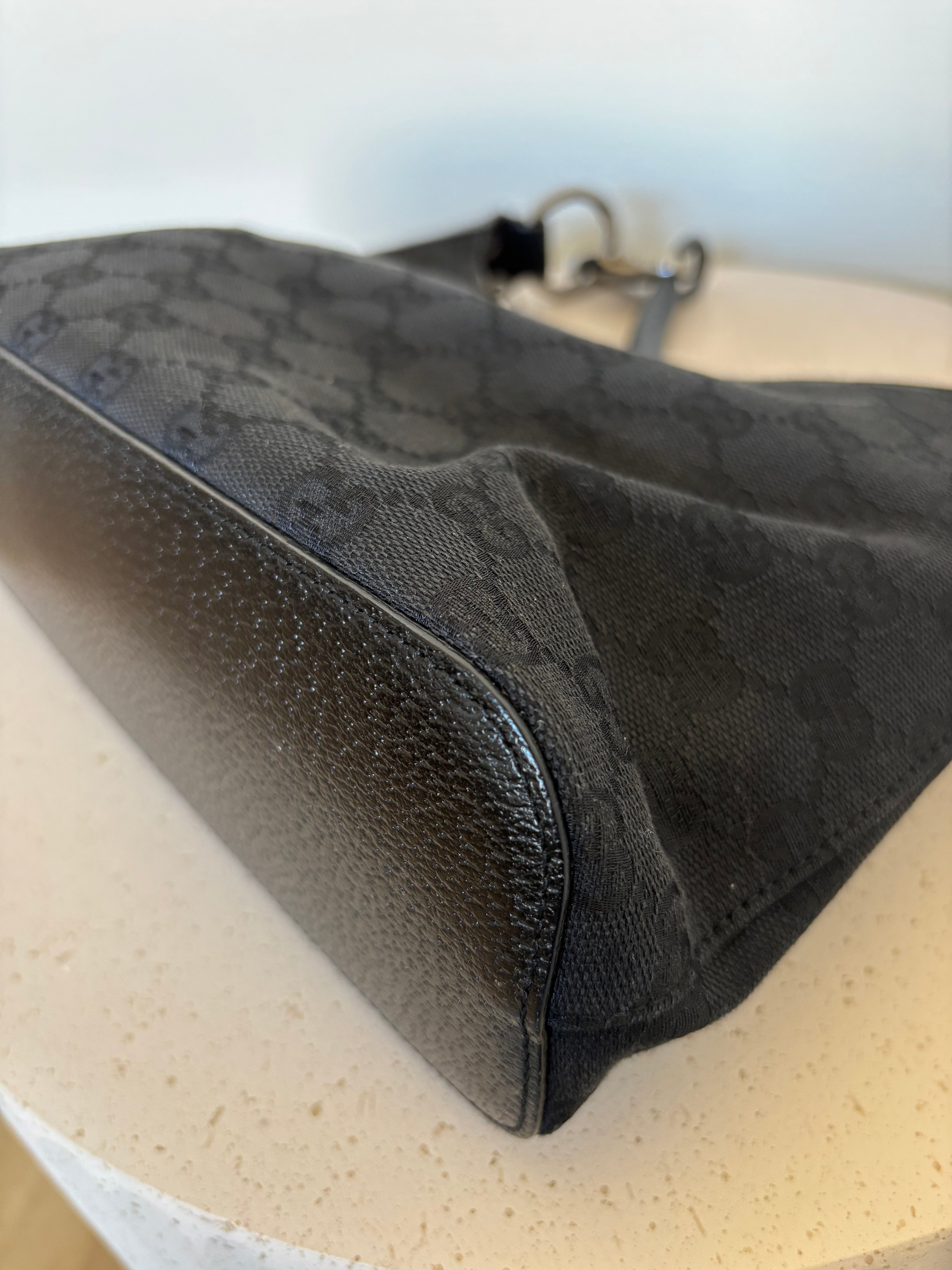 Gucci Canvas Lock Bag
