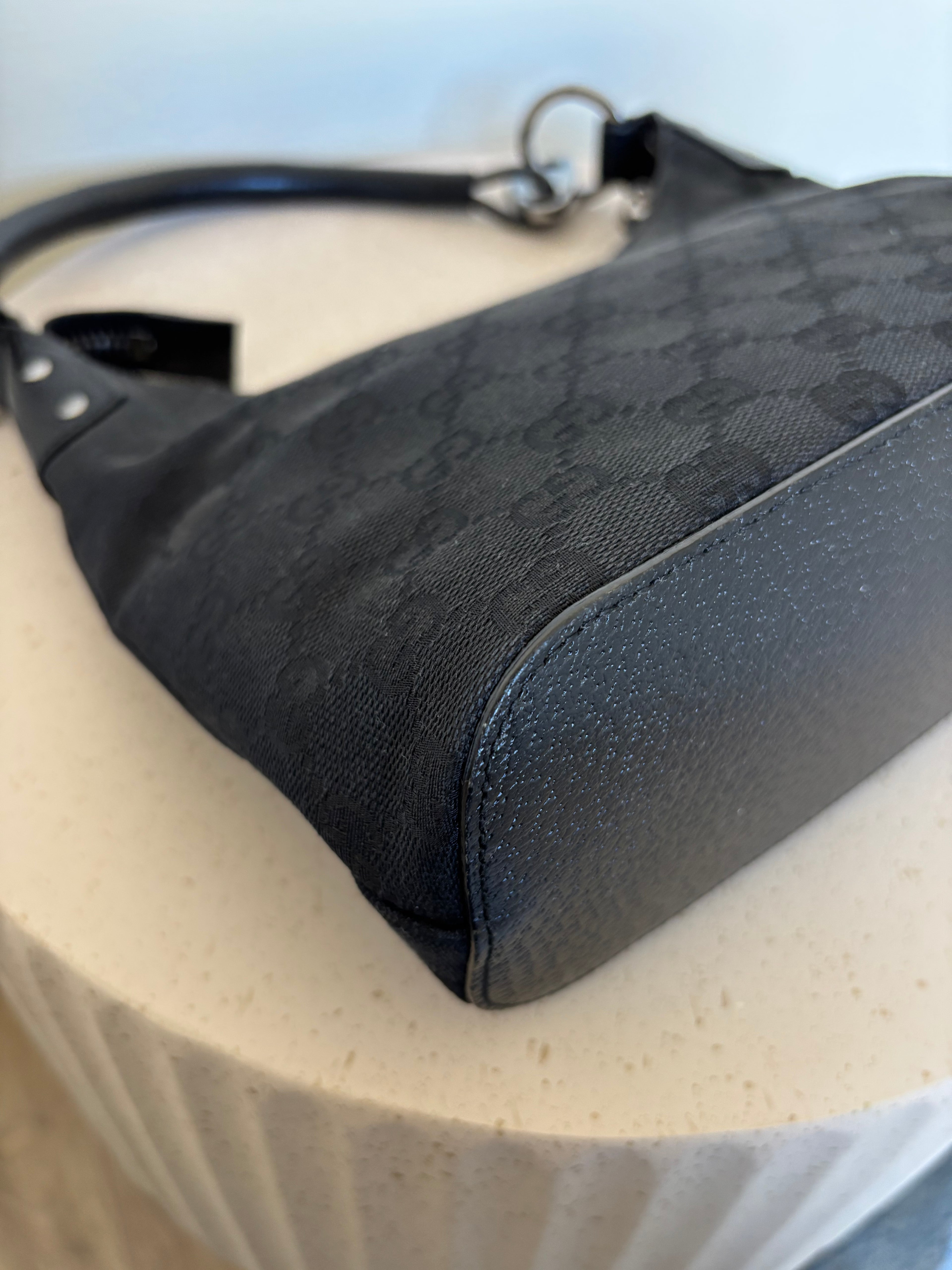 Gucci Canvas Lock Bag
