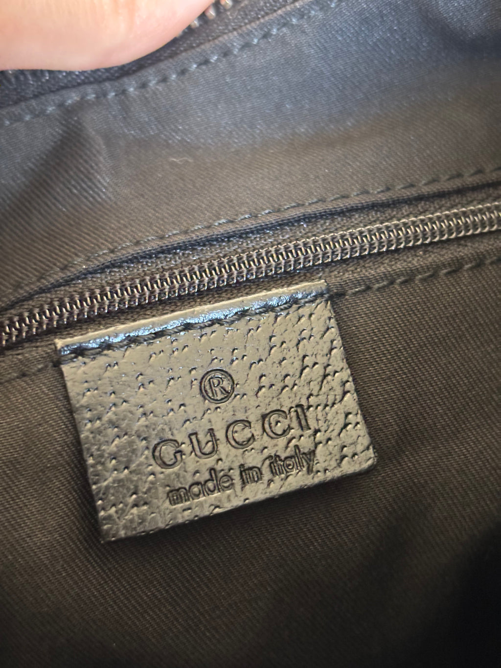 Gucci Canvas Lock Bag