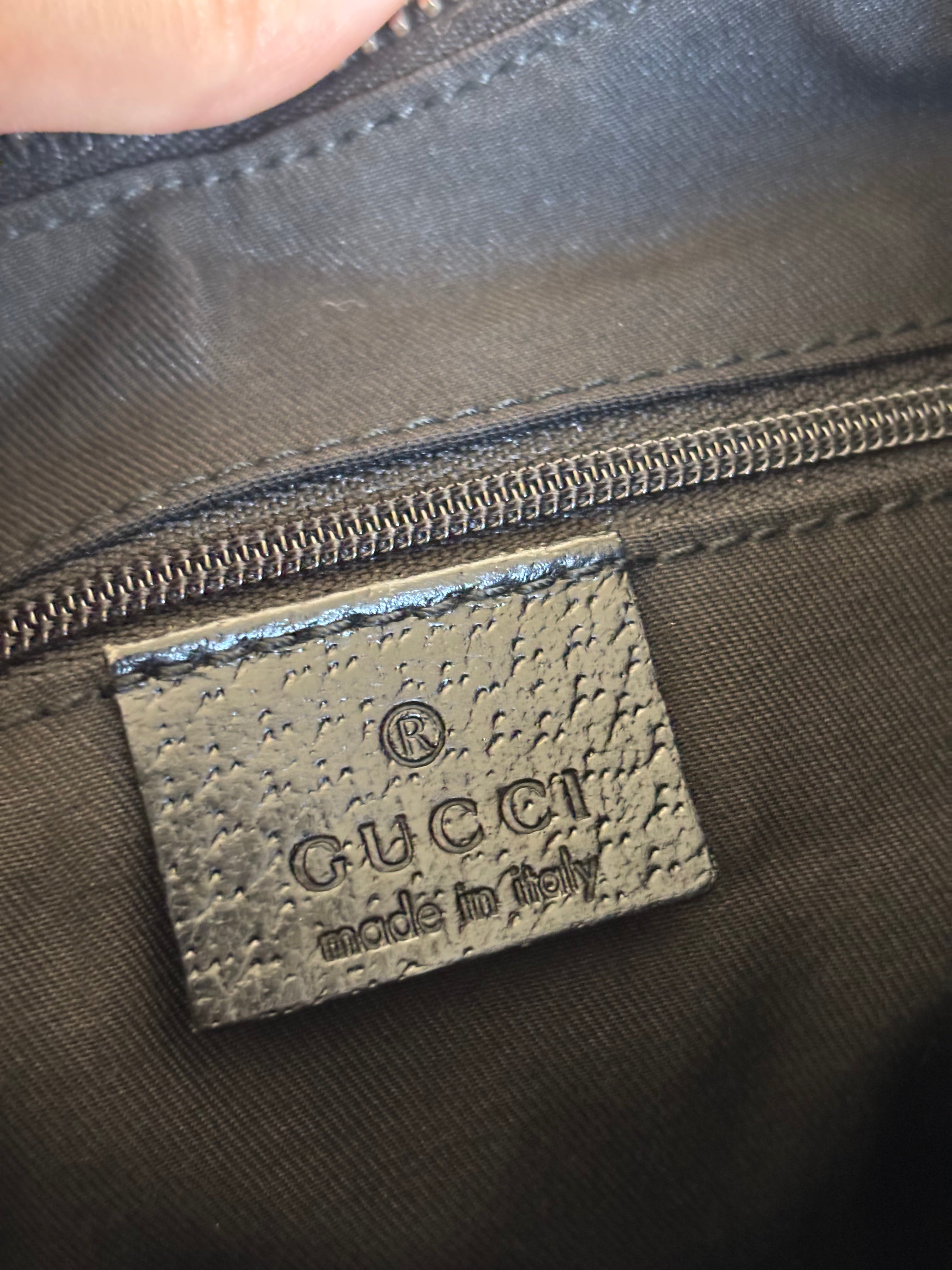 Gucci Canvas Lock Bag