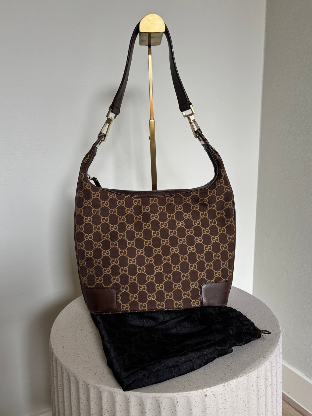 Gucci GG Supreme Hobo Bag