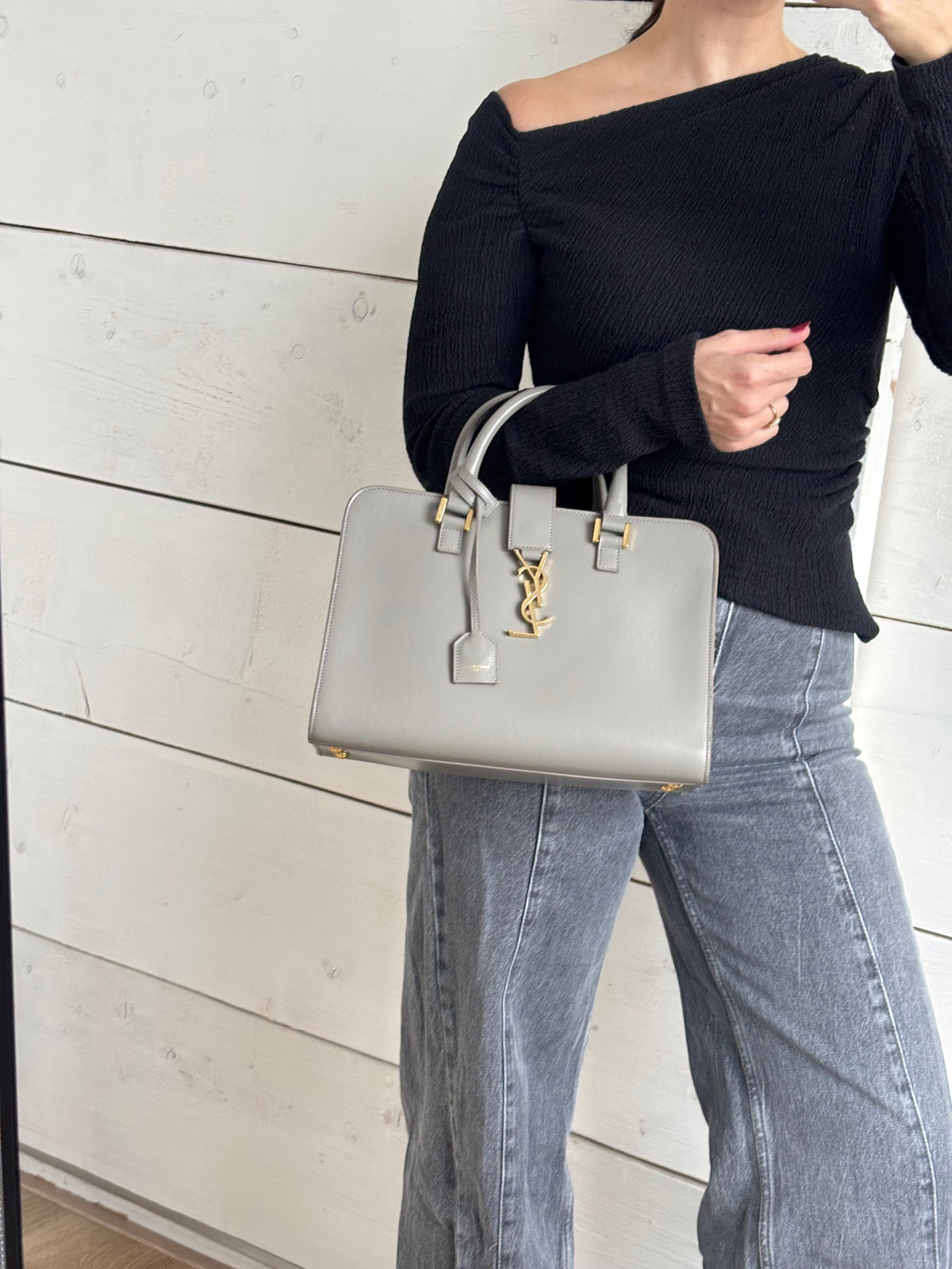 Saint Laurent Monogram Cabas Small