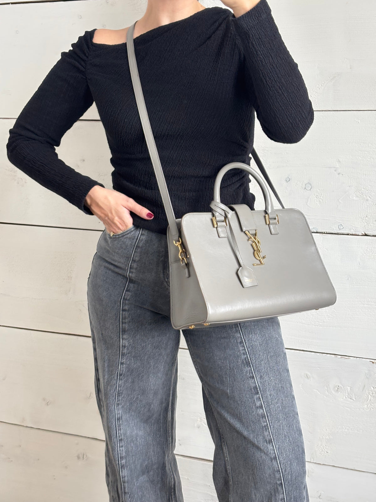 Saint Laurent Monogram Cabas Small