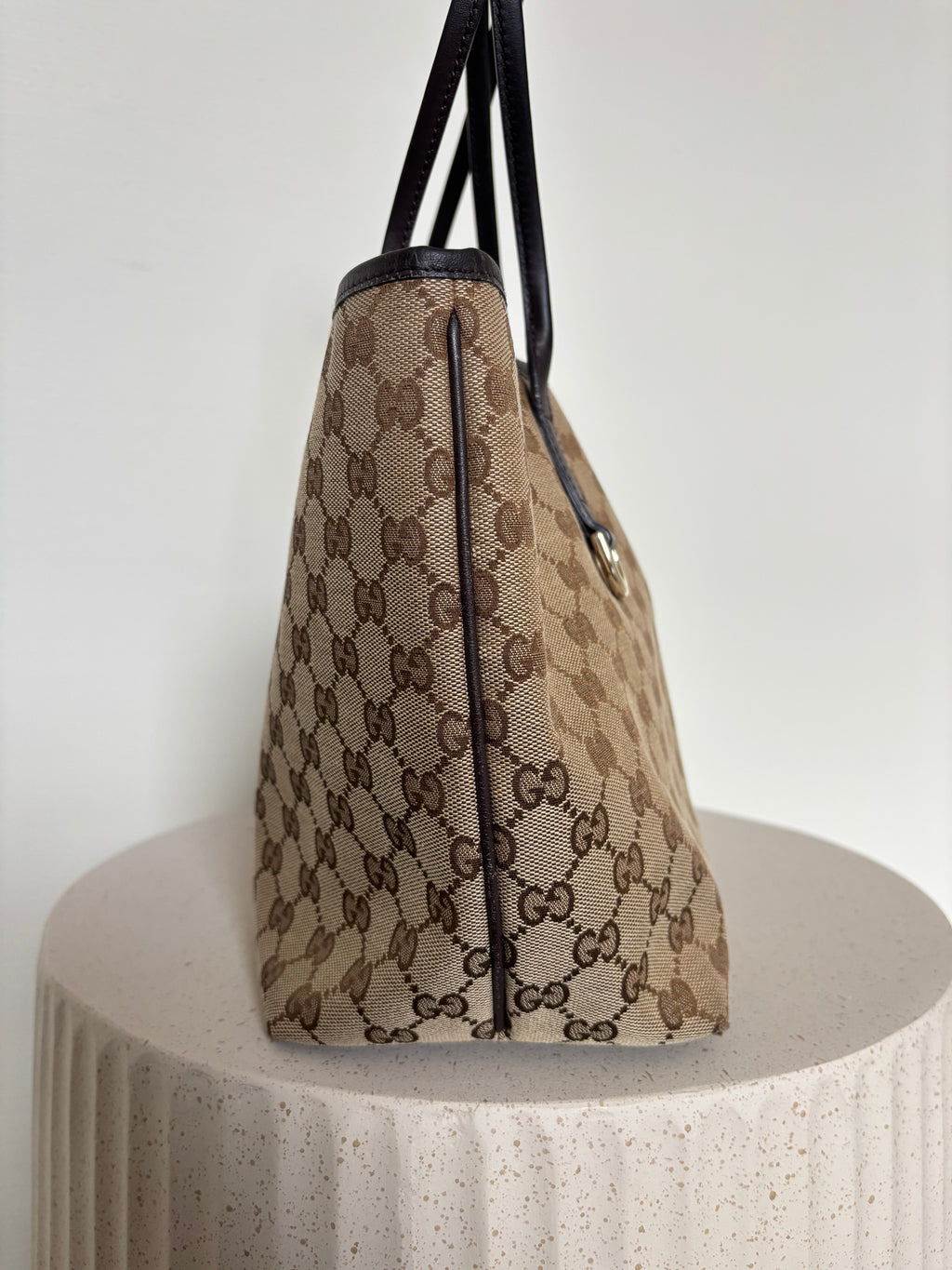 Gucci Britt Canvas Tote Bag