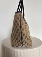 Gucci Britt Canvas Tote Bag