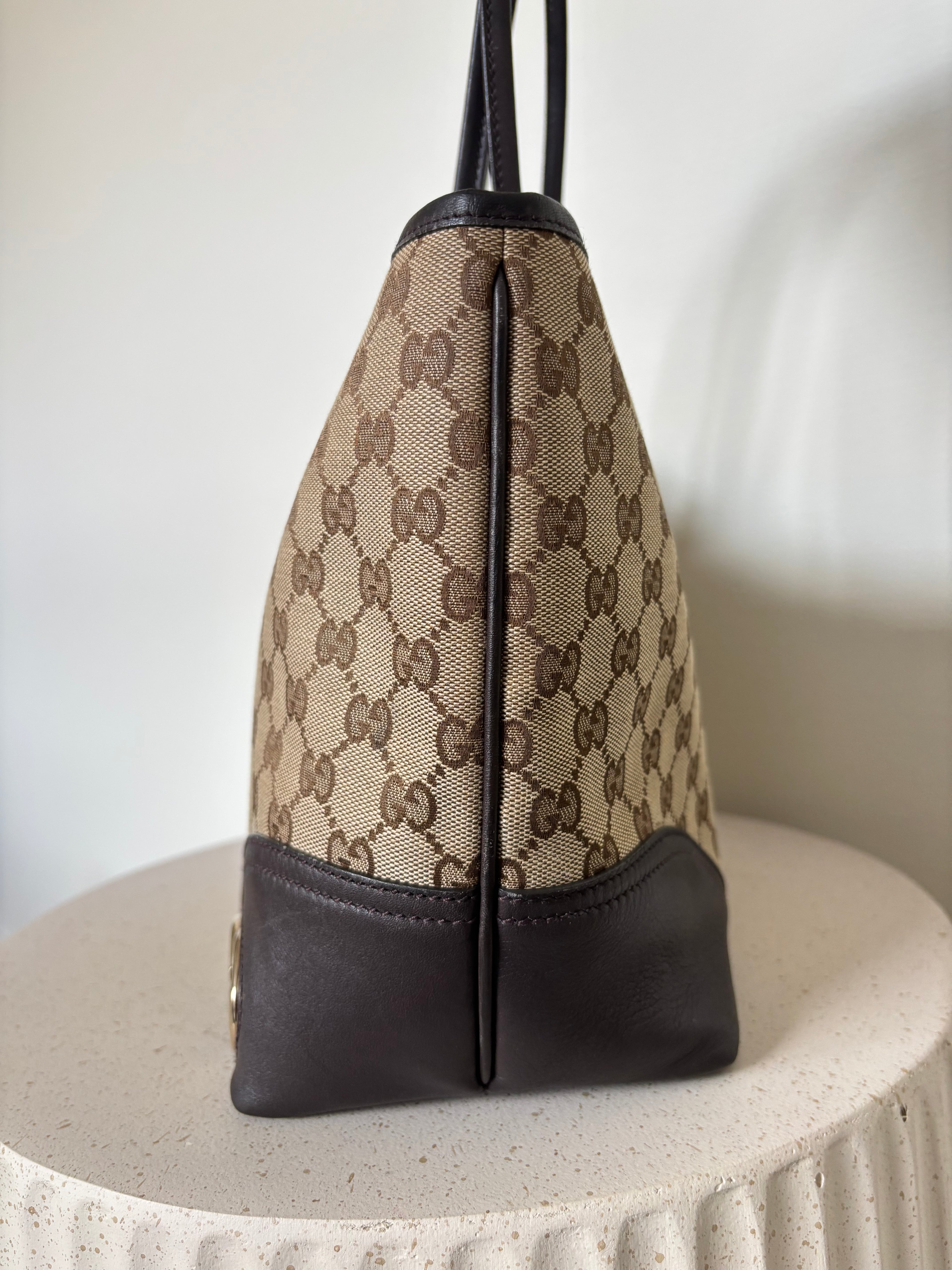 Gucci Britt Canvas Tote Bag