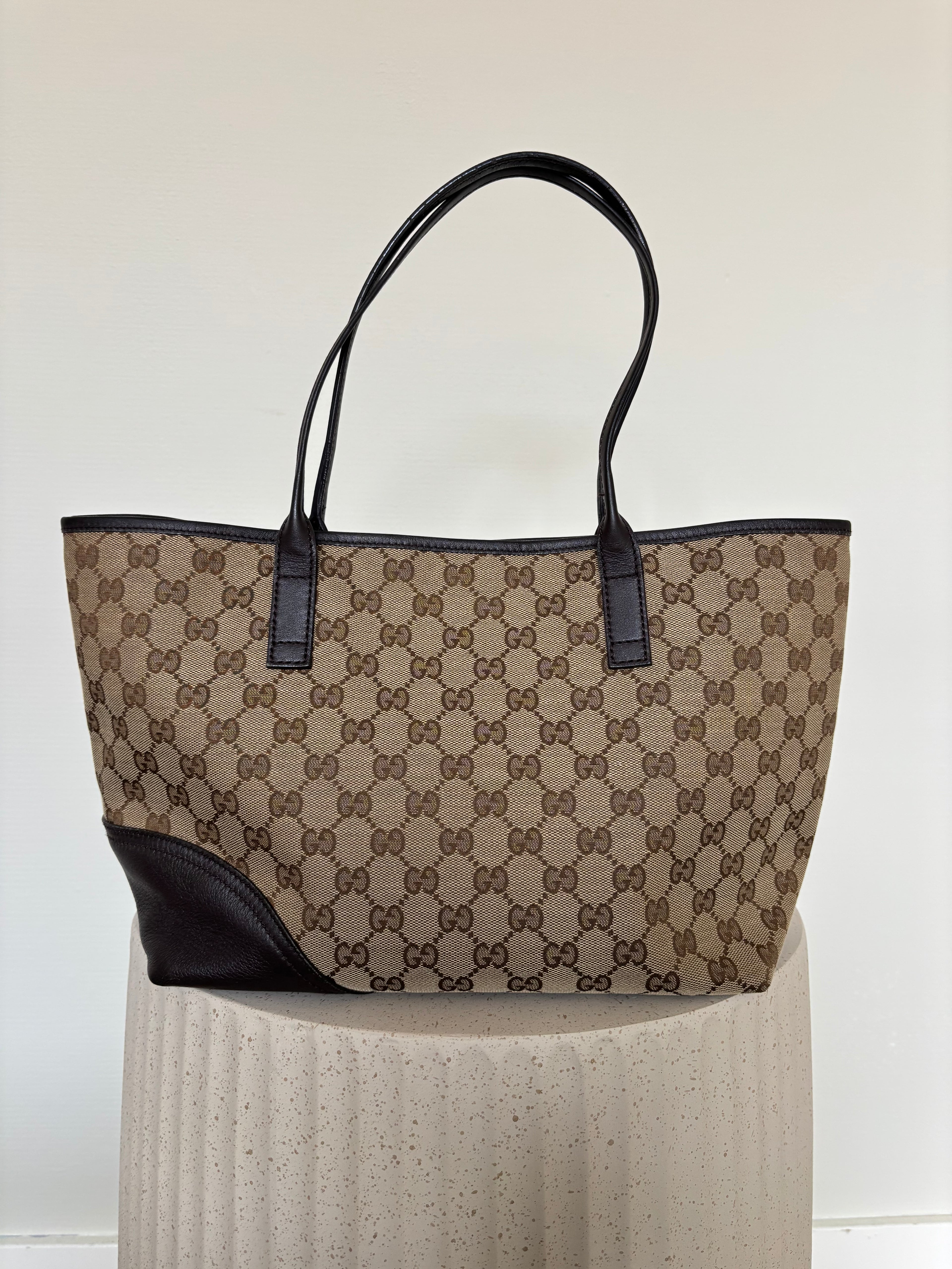 Gucci Britt Canvas Tote Bag