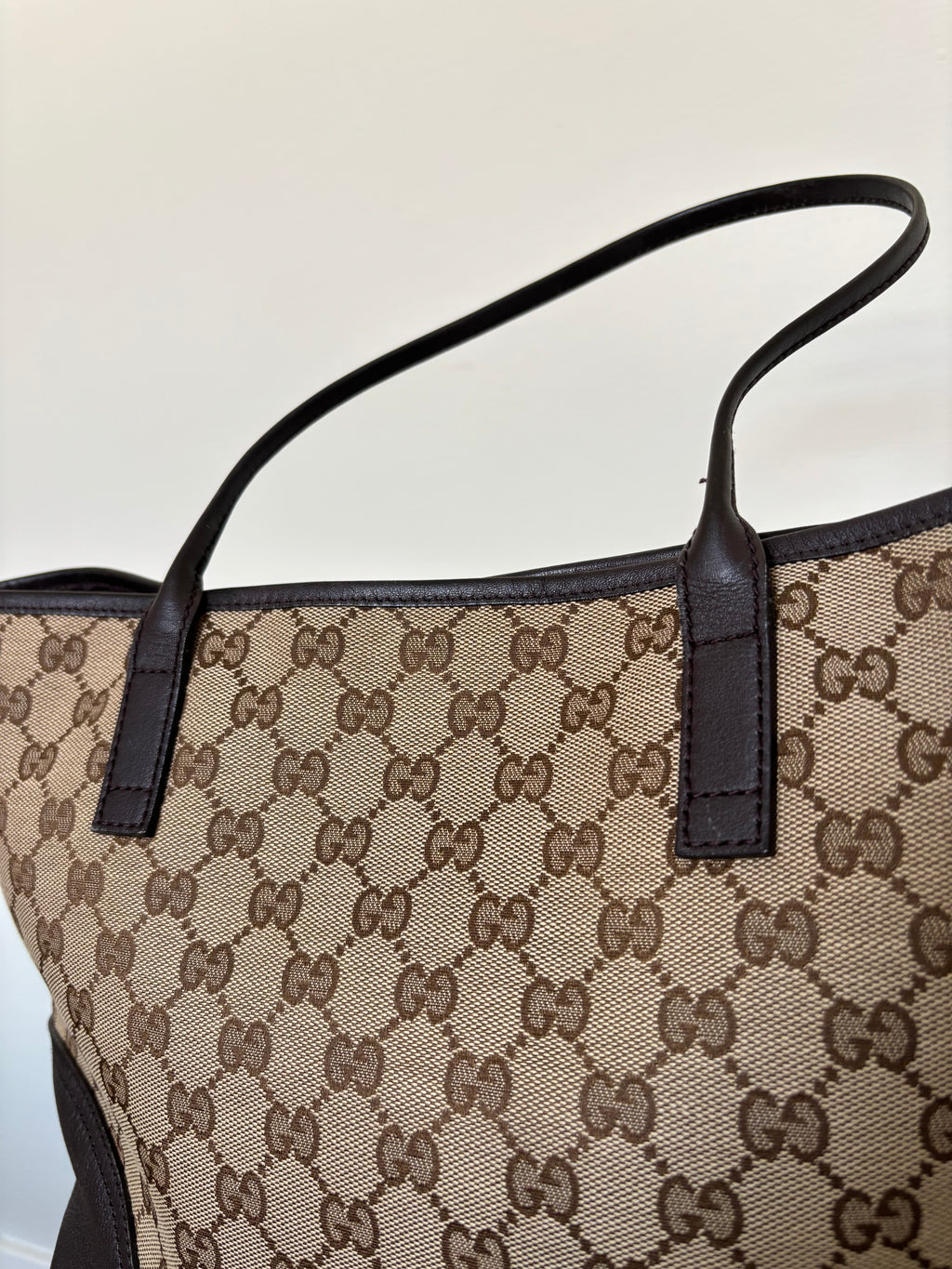 Gucci Britt Canvas Tote Bag