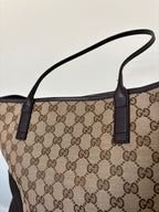 Gucci Britt Canvas Tote Bag