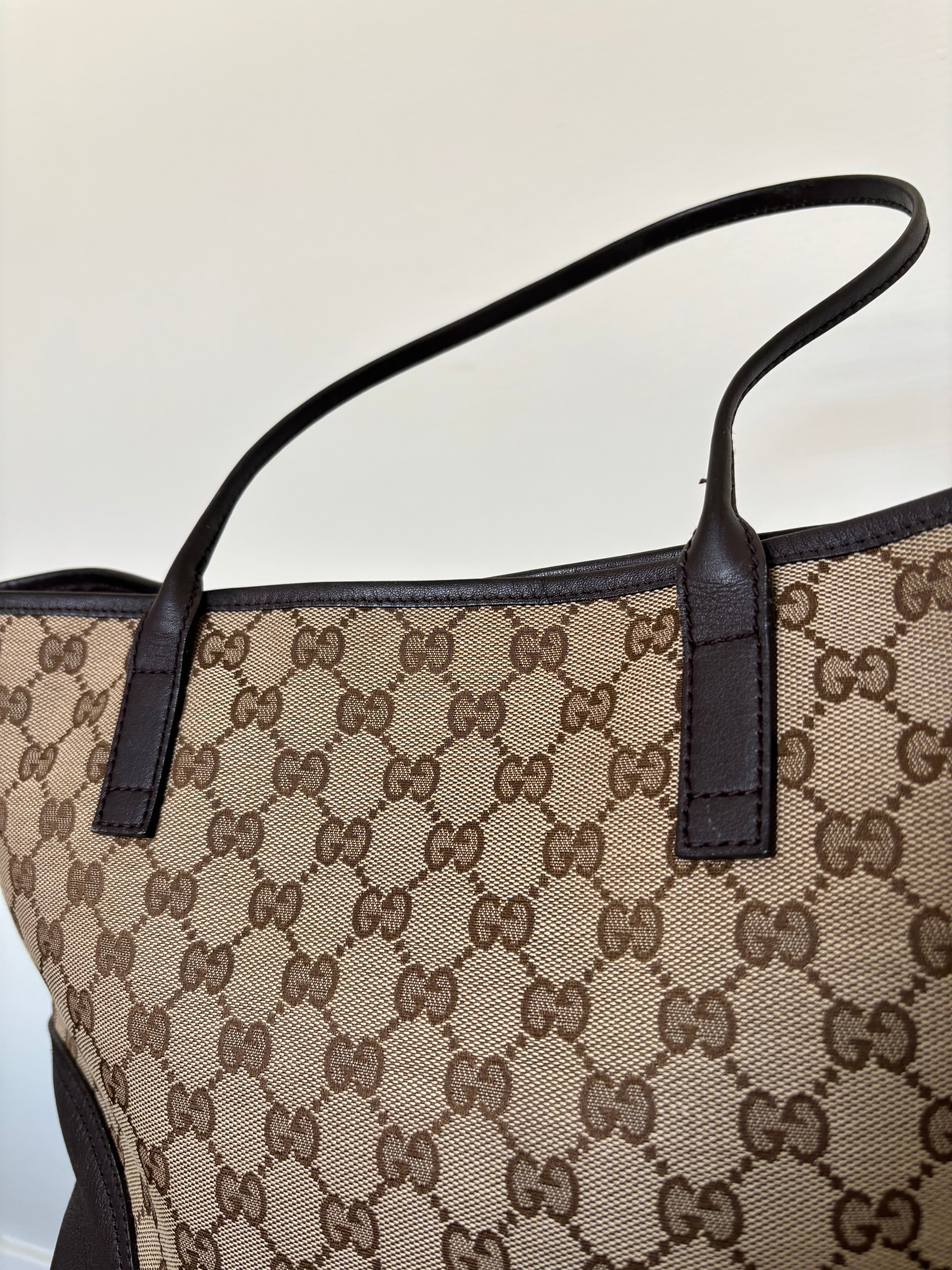 Gucci Britt Canvas Tote Bag