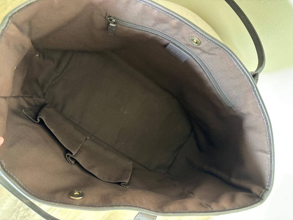 Gucci Britt Canvas Tote Bag