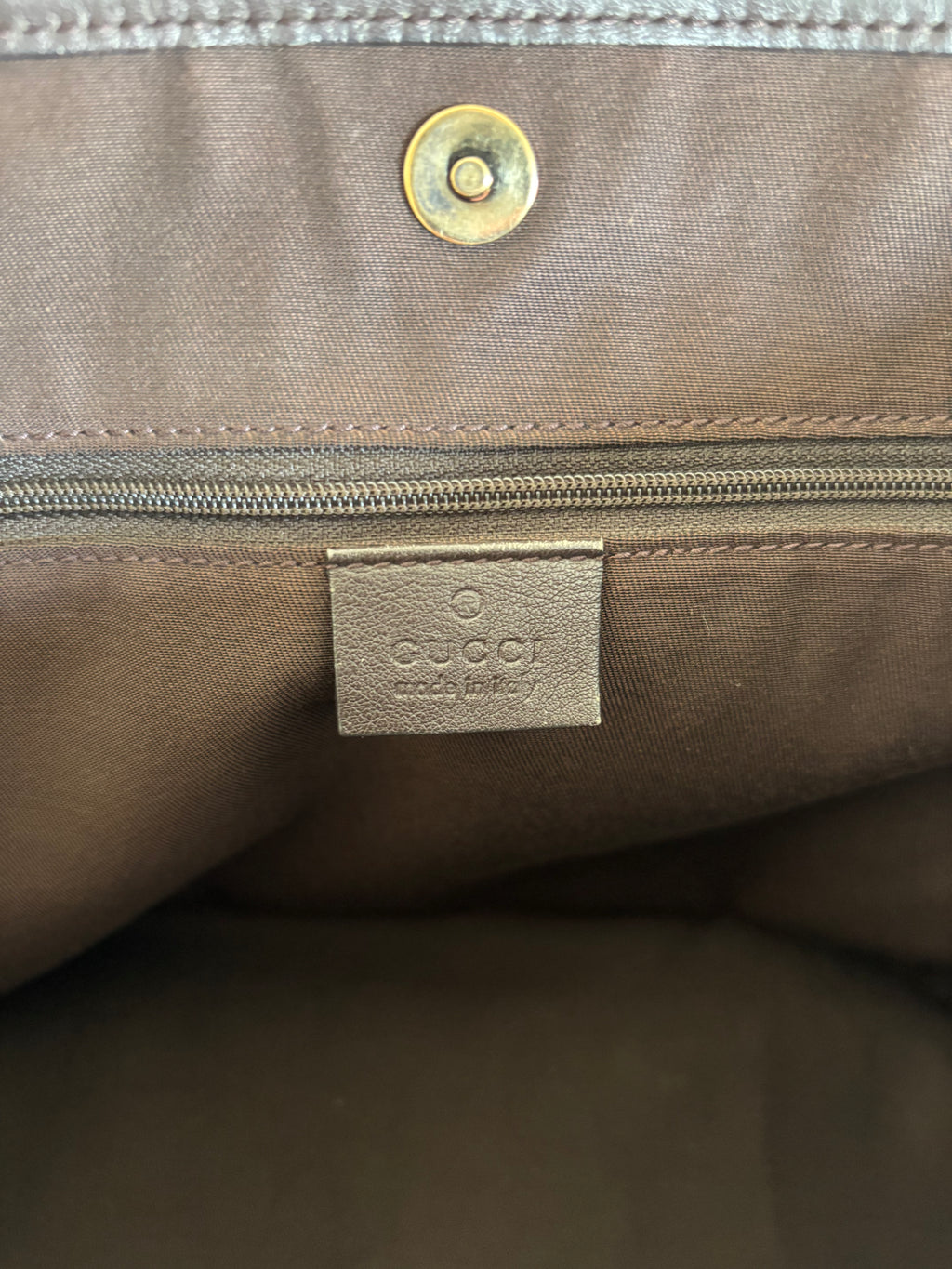 Gucci Britt Canvas Tote Bag