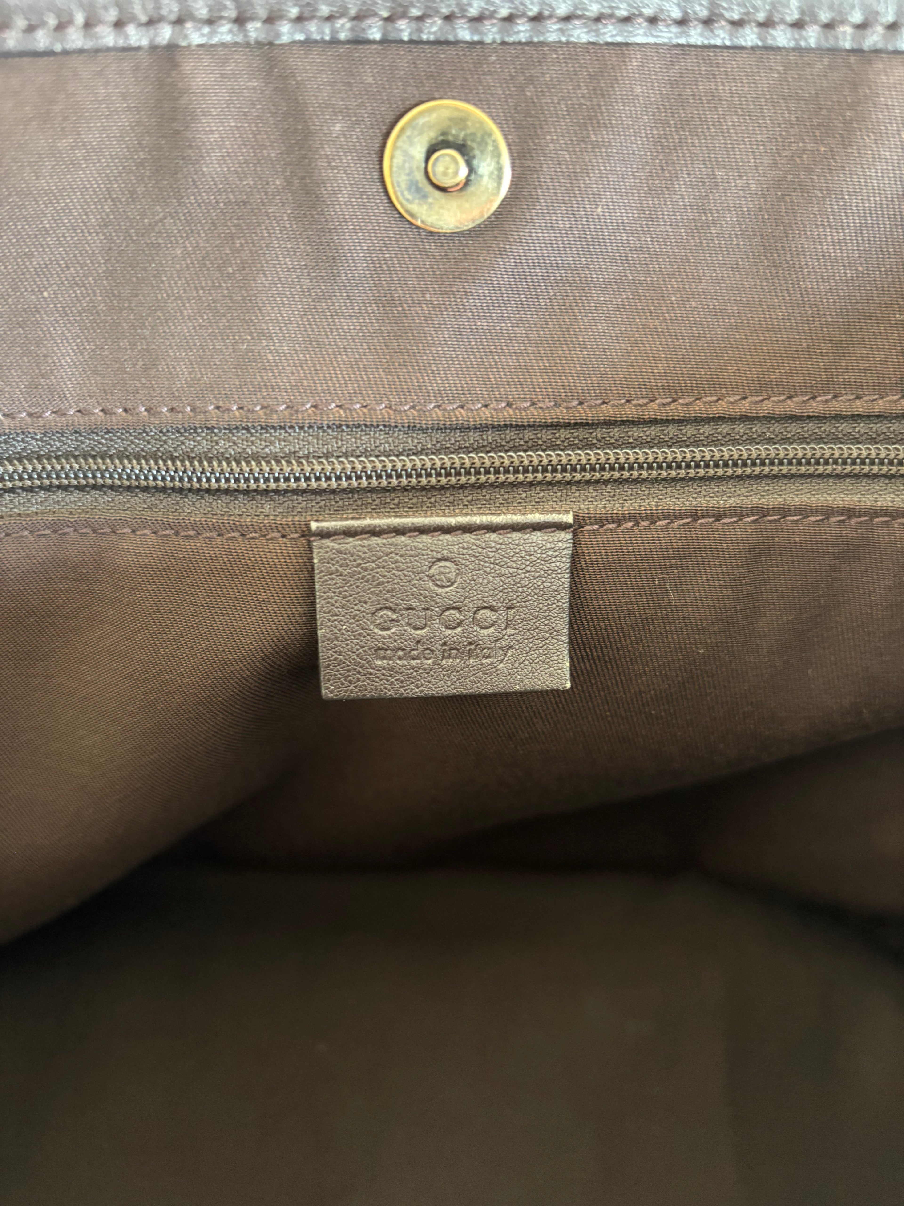 Gucci Britt Canvas Tote Bag