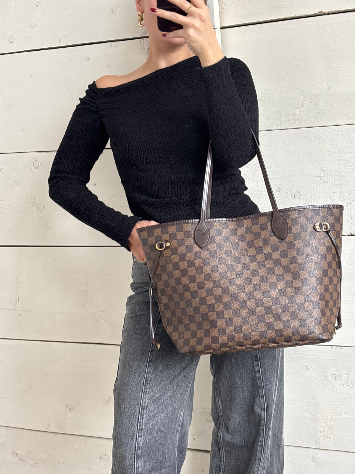 Louis Vuitton Neverfull MM Damier Ebene