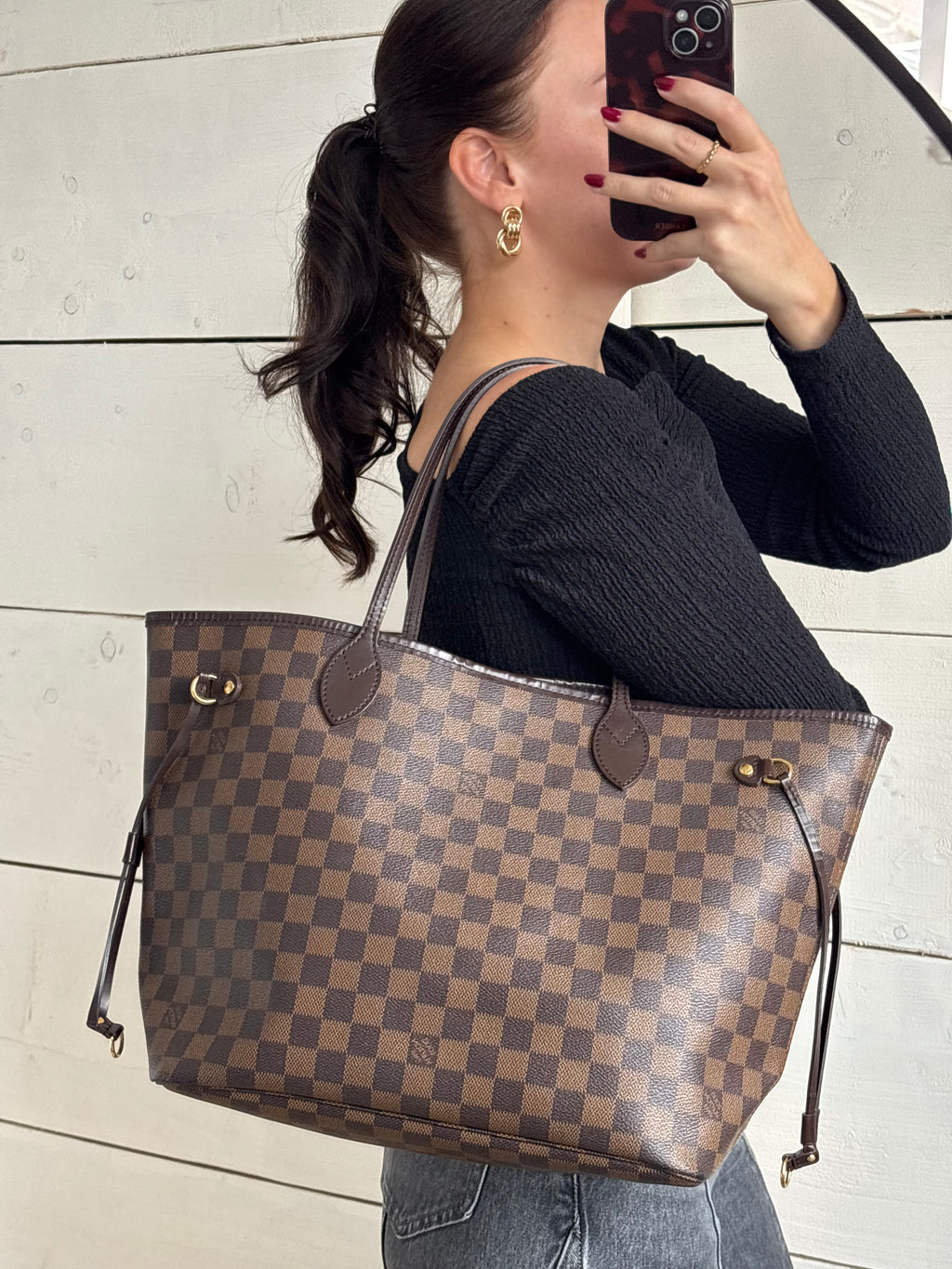 Louis Vuitton Neverfull MM Damier Ebene
