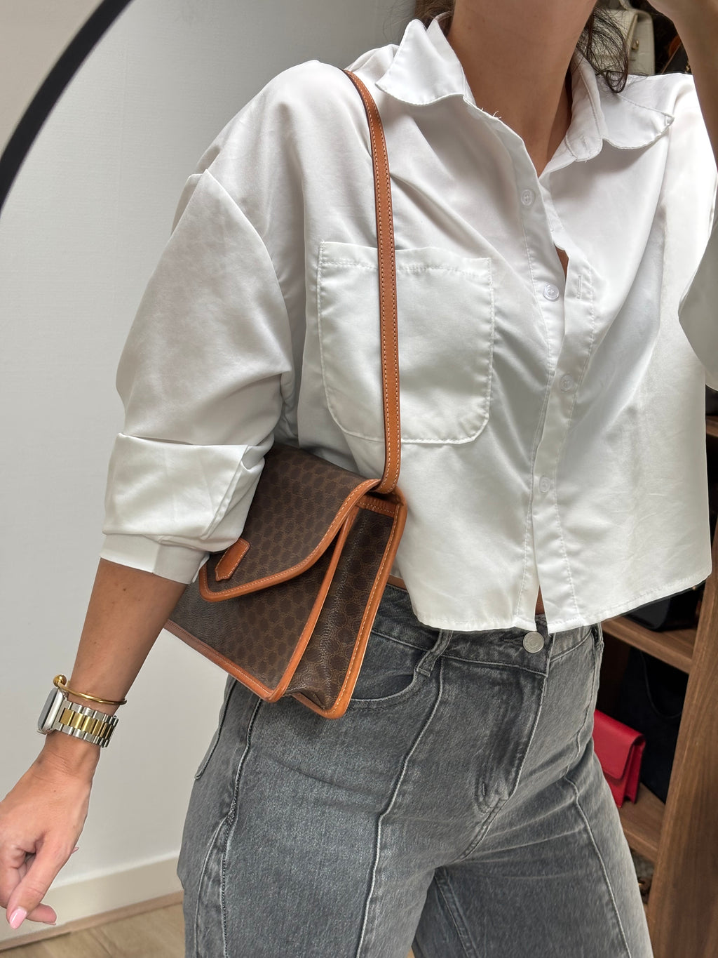 Celine Macadam Crossbody Bag