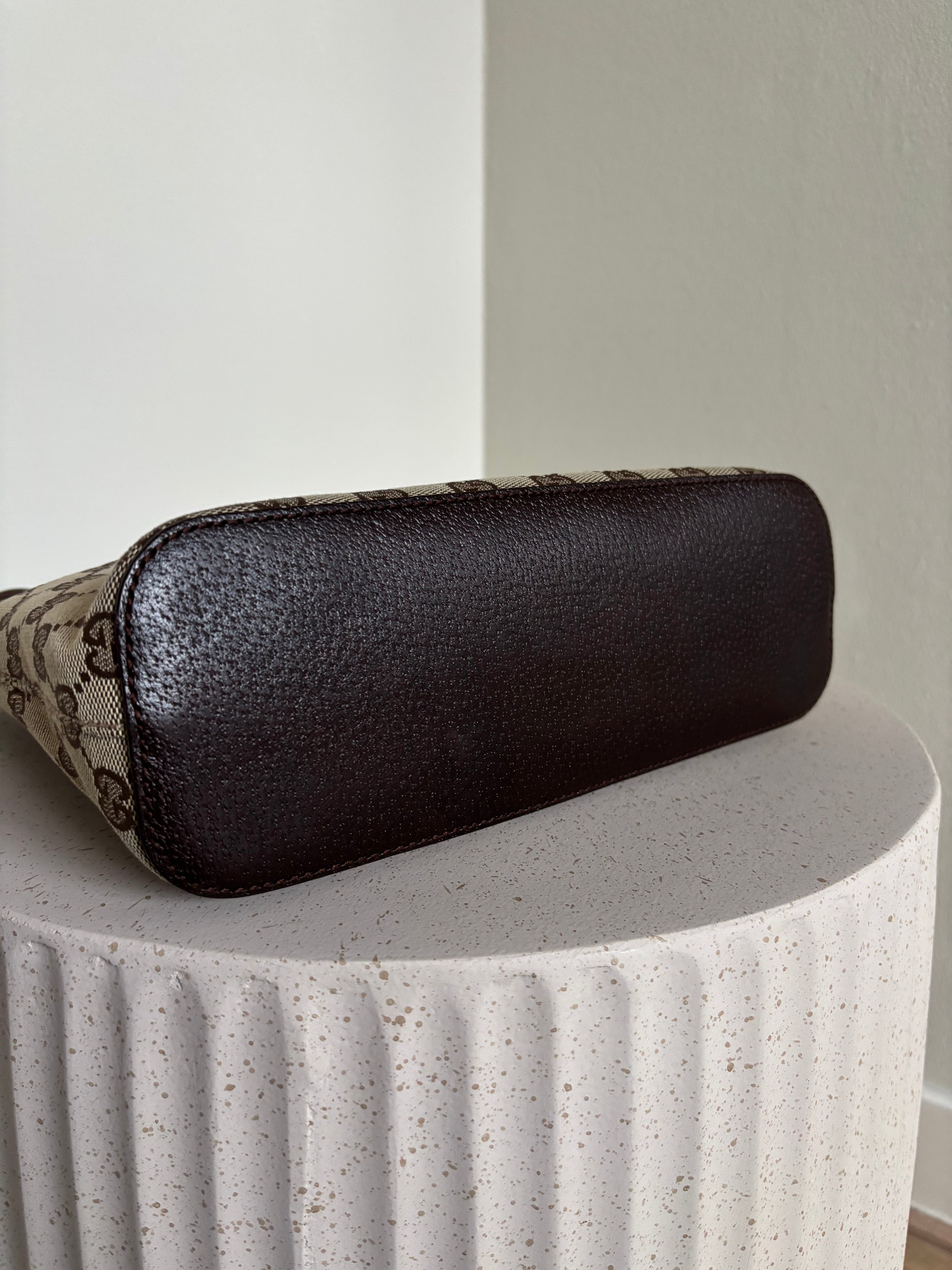 Gucci GG Canvas Lock Bag