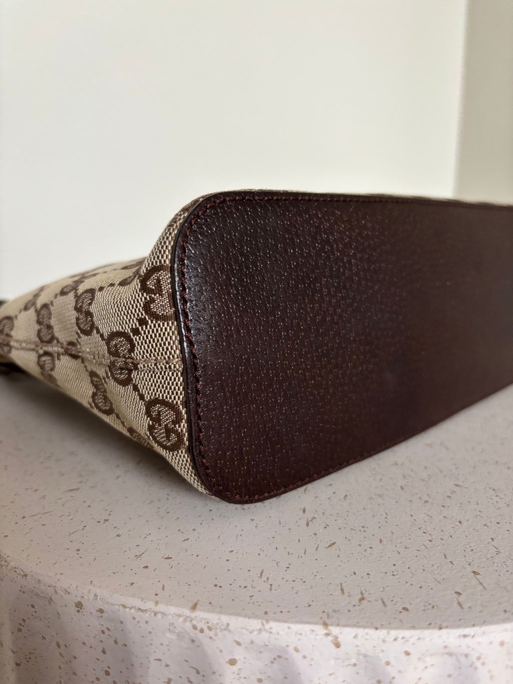 Gucci GG Canvas Lock Bag