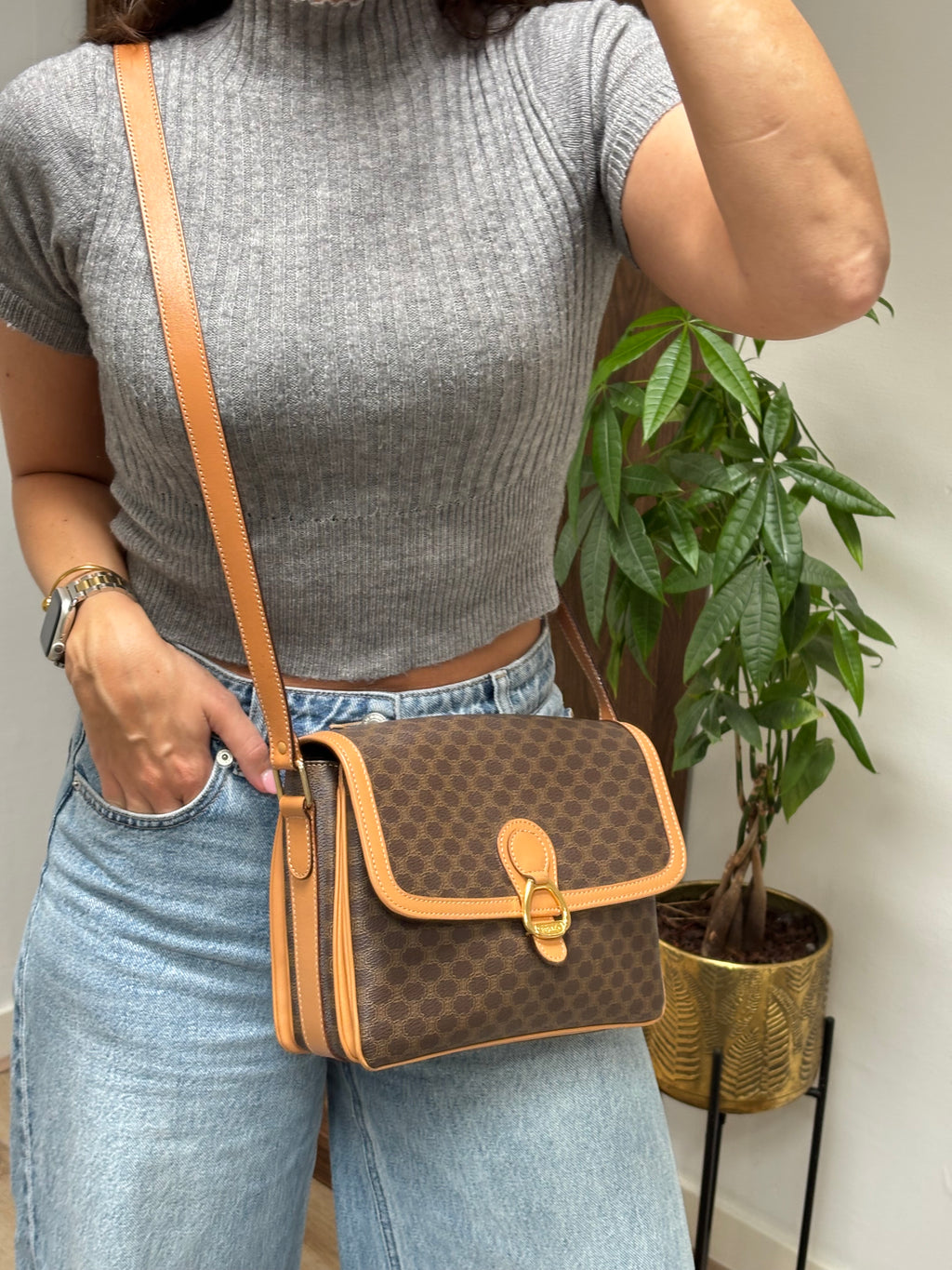 Celine Macadam Crossbody Bag