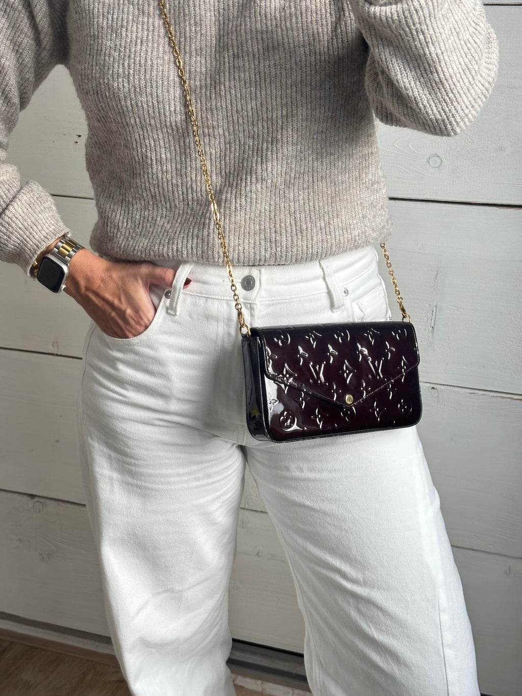 Louis Vuitton Pochette Felicie Burgundy