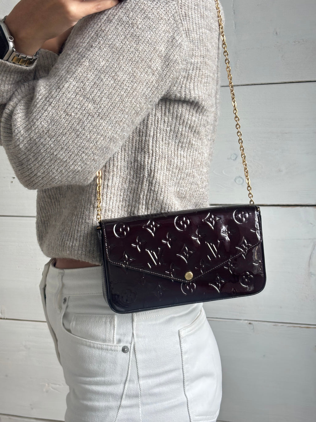 Louis Vuitton Pochette Felicie Burgundy