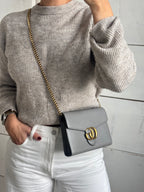 Gucci Marmont Wallet on Chain Grey