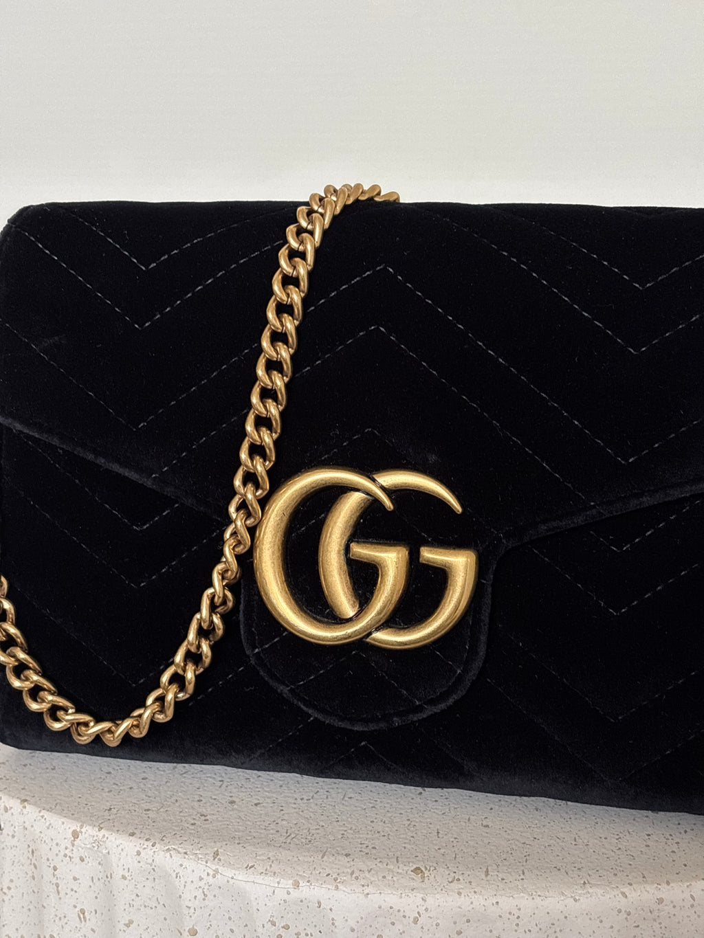 Gucci Marmont Velvet Crossbody