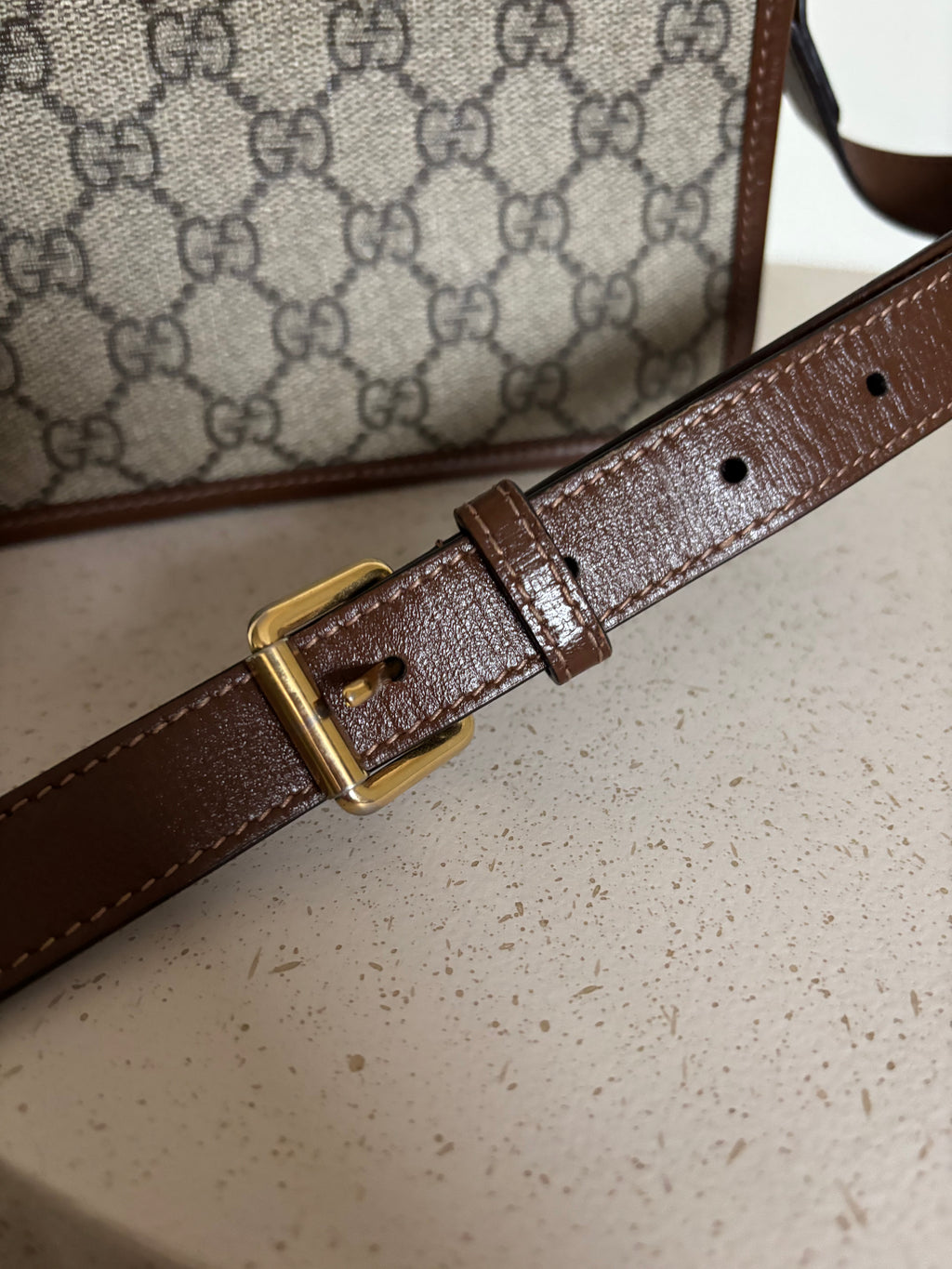 Gucci GG Supreme Crossbody Bag