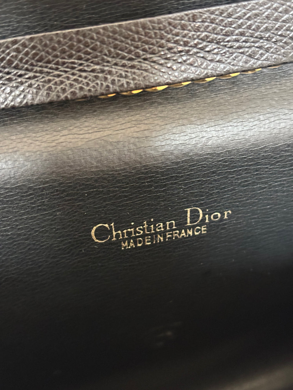 Vintage Dior Leather Bag