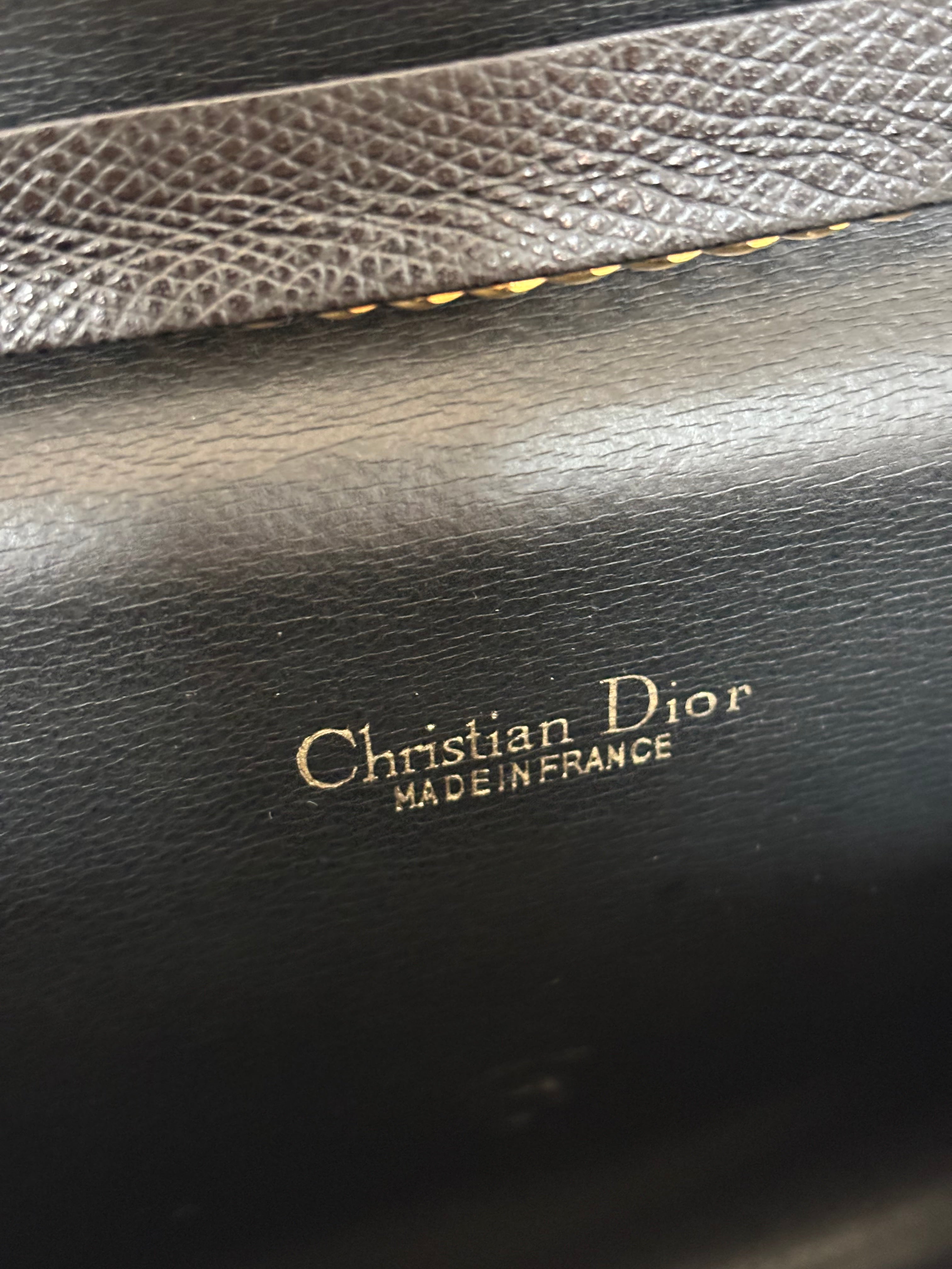 Vintage Dior Leather Bag