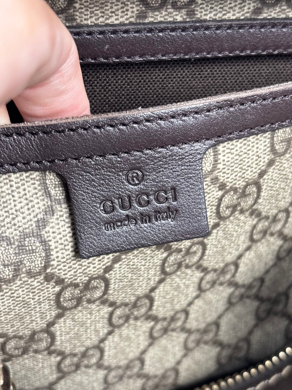 Gucci GG Supreme Boston Bag