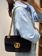 Gucci Velvet GG Marmont Bag
