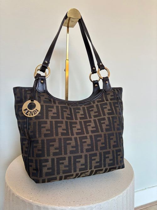 Fendi Tobacco Zucca Shopper