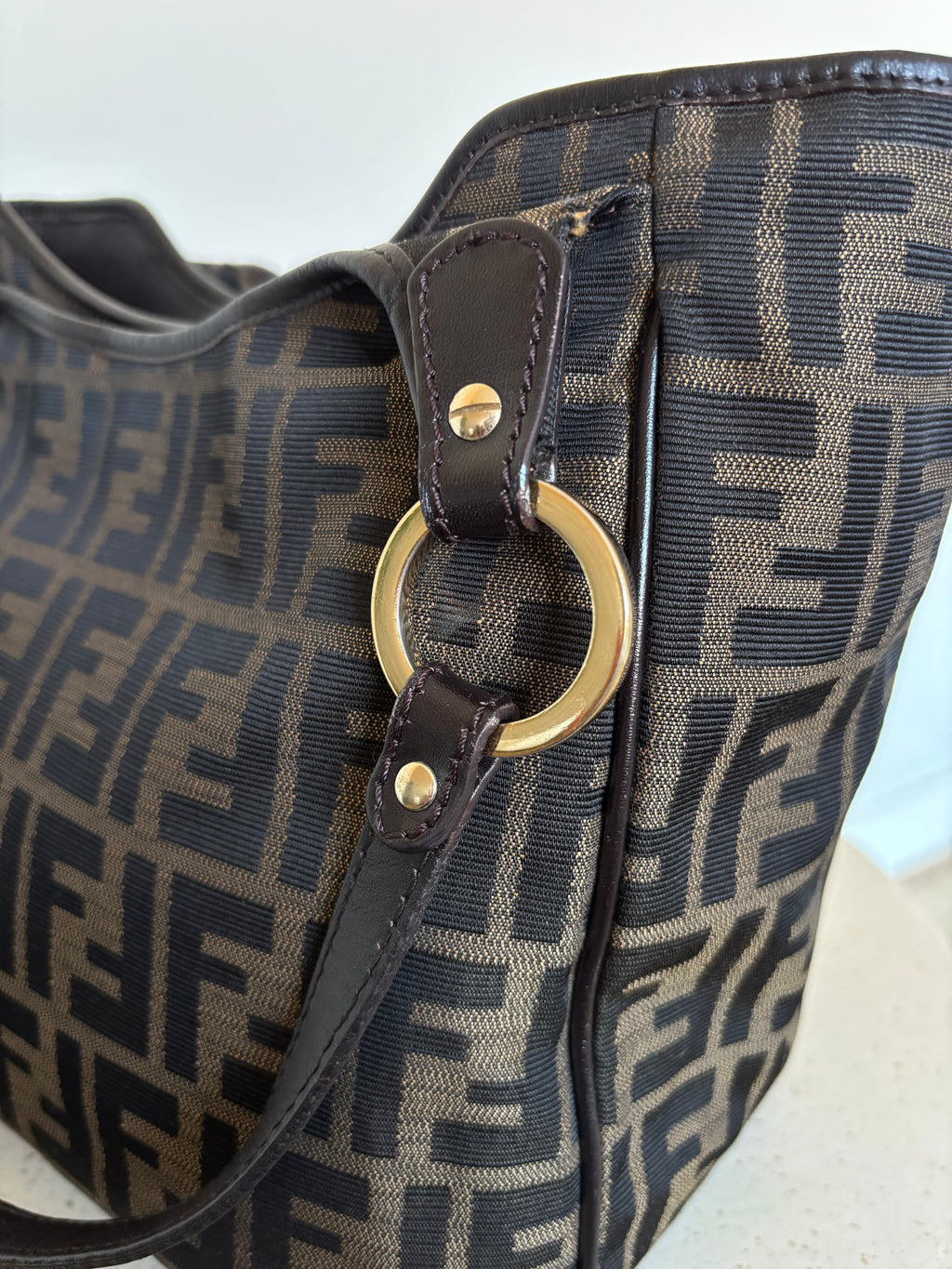 Fendi Tobacco Zucca Shopper