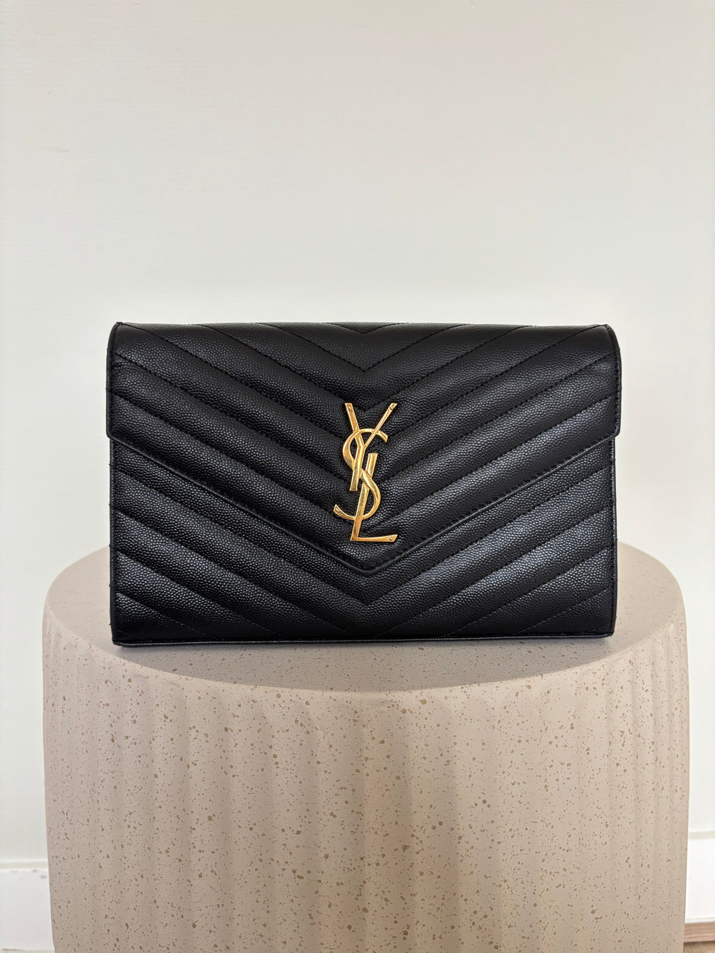 Saint Laurent Classic Cassandre Chain Wallet