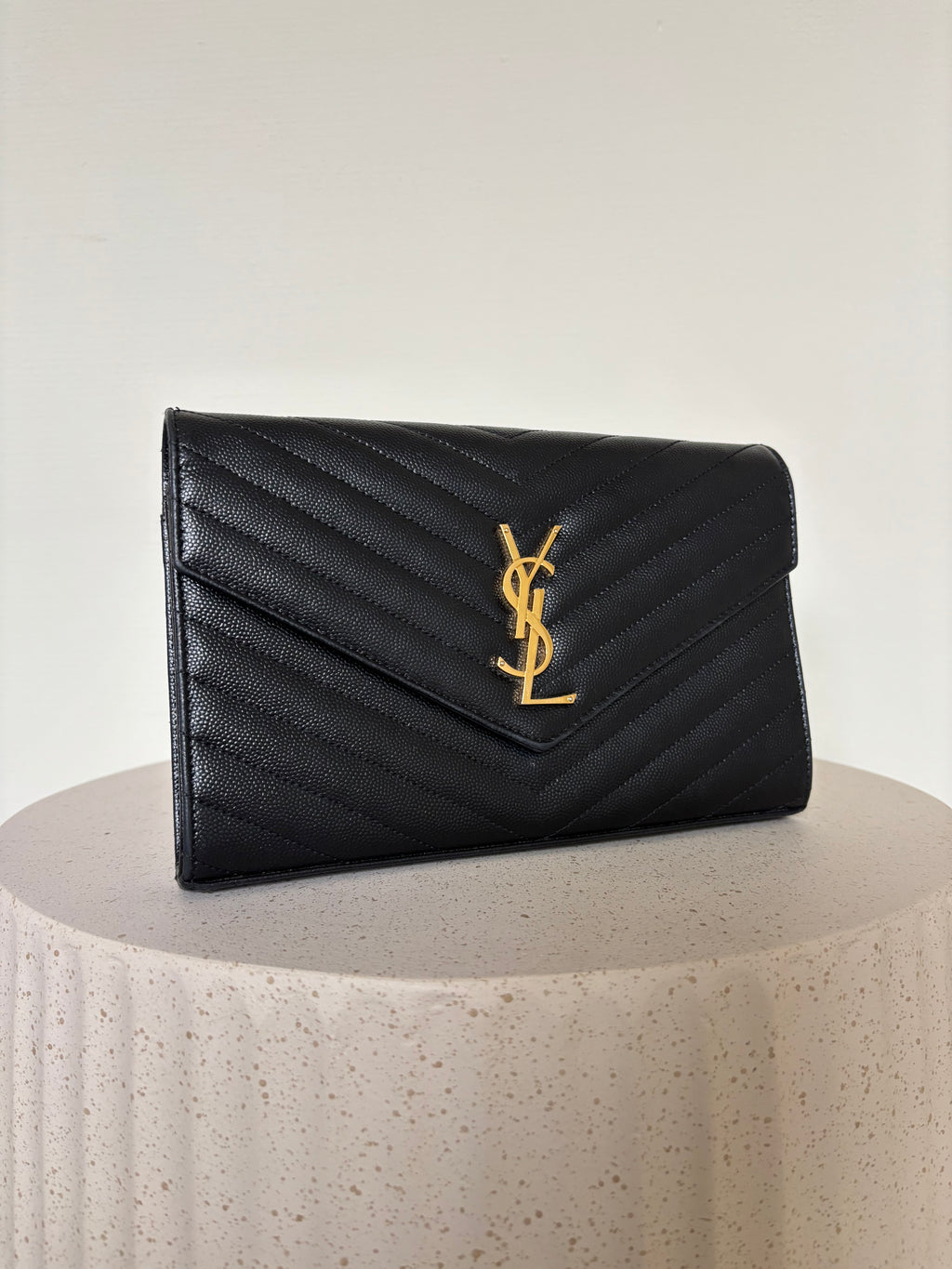 Saint Laurent Classic Cassandre Chain Wallet