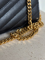 Saint Laurent Classic Cassandre Chain Wallet