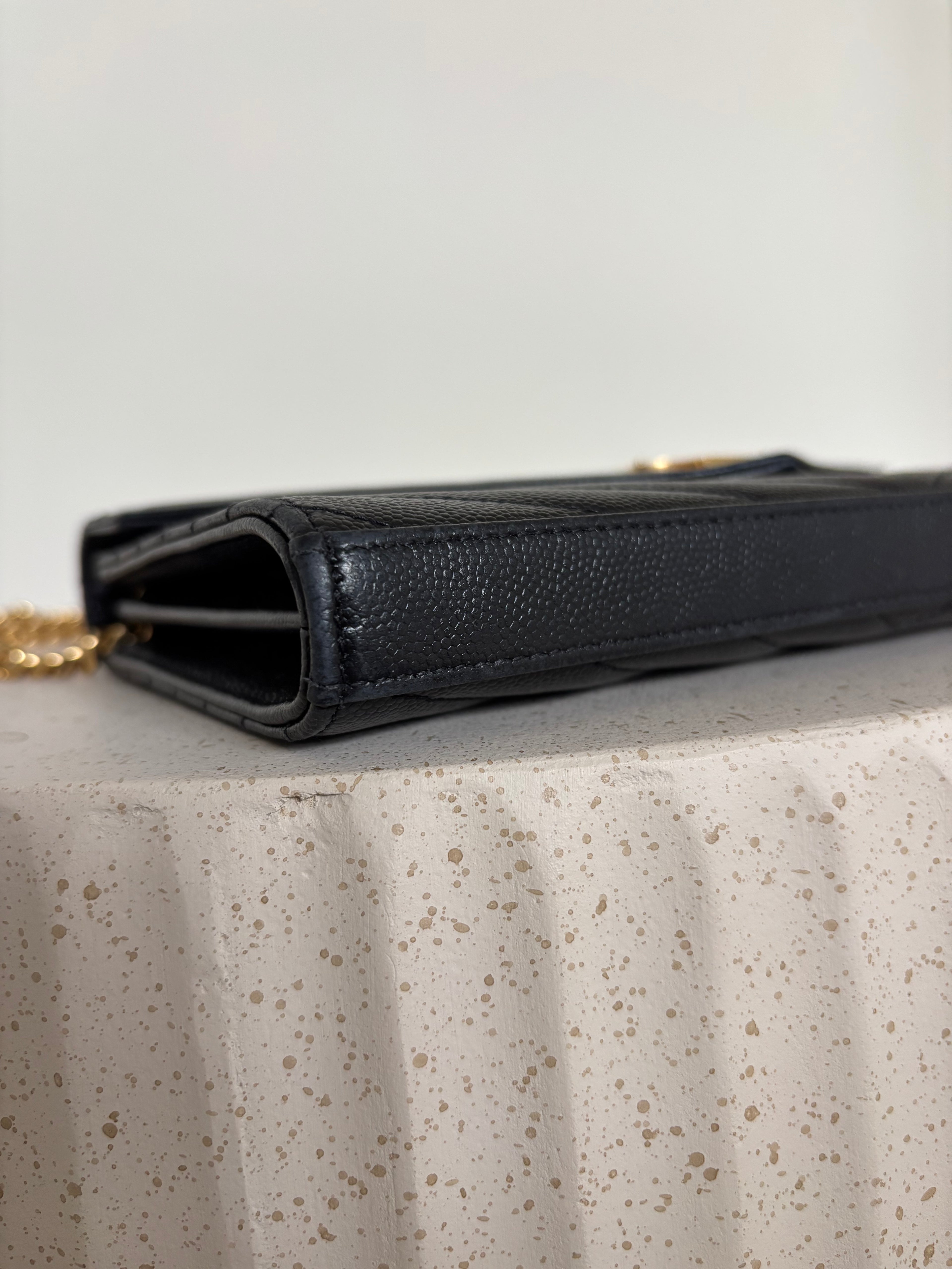Saint Laurent Classic Cassandre Chain Wallet