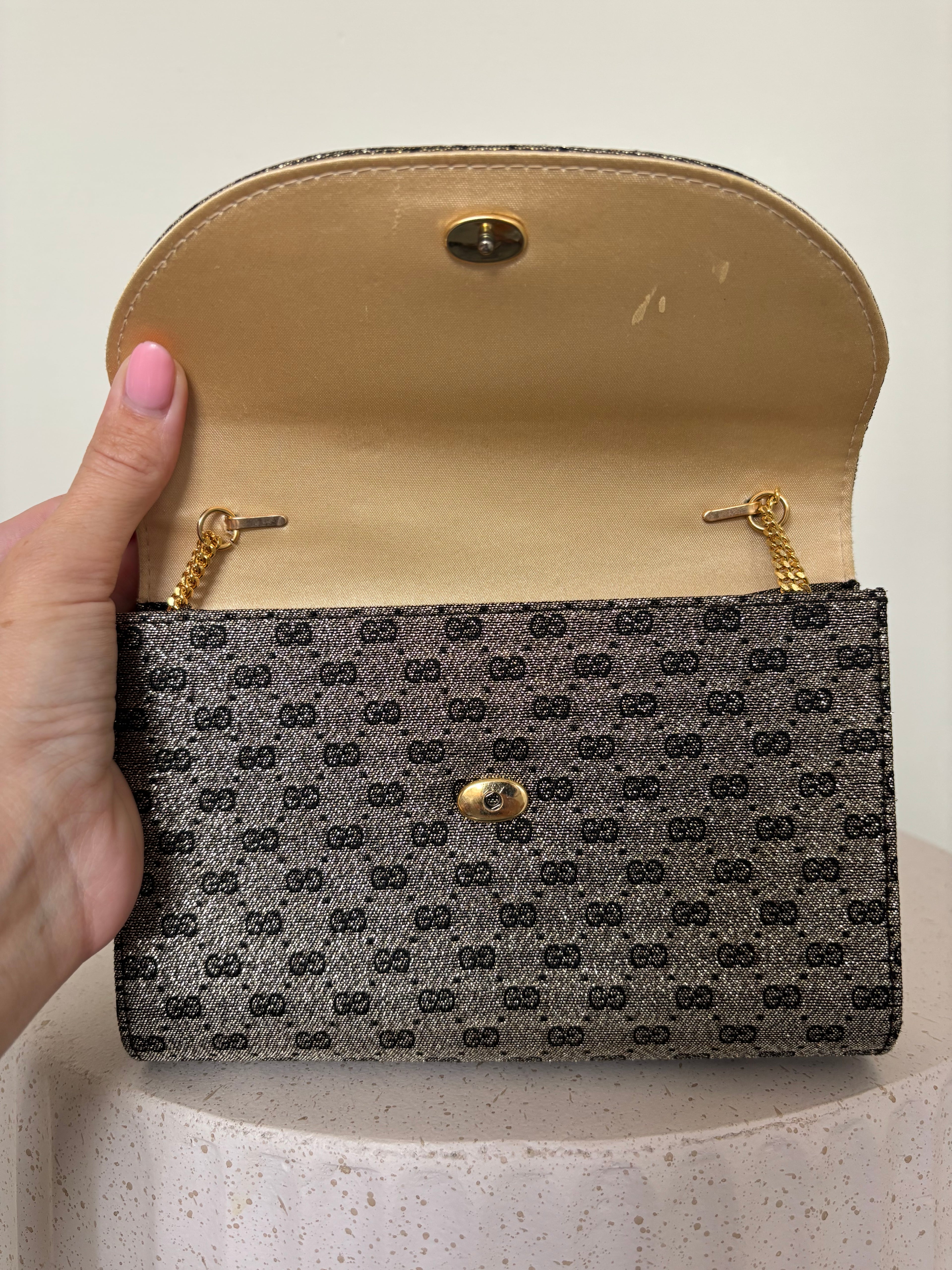 Gucci GG Supreme Glitter Bag