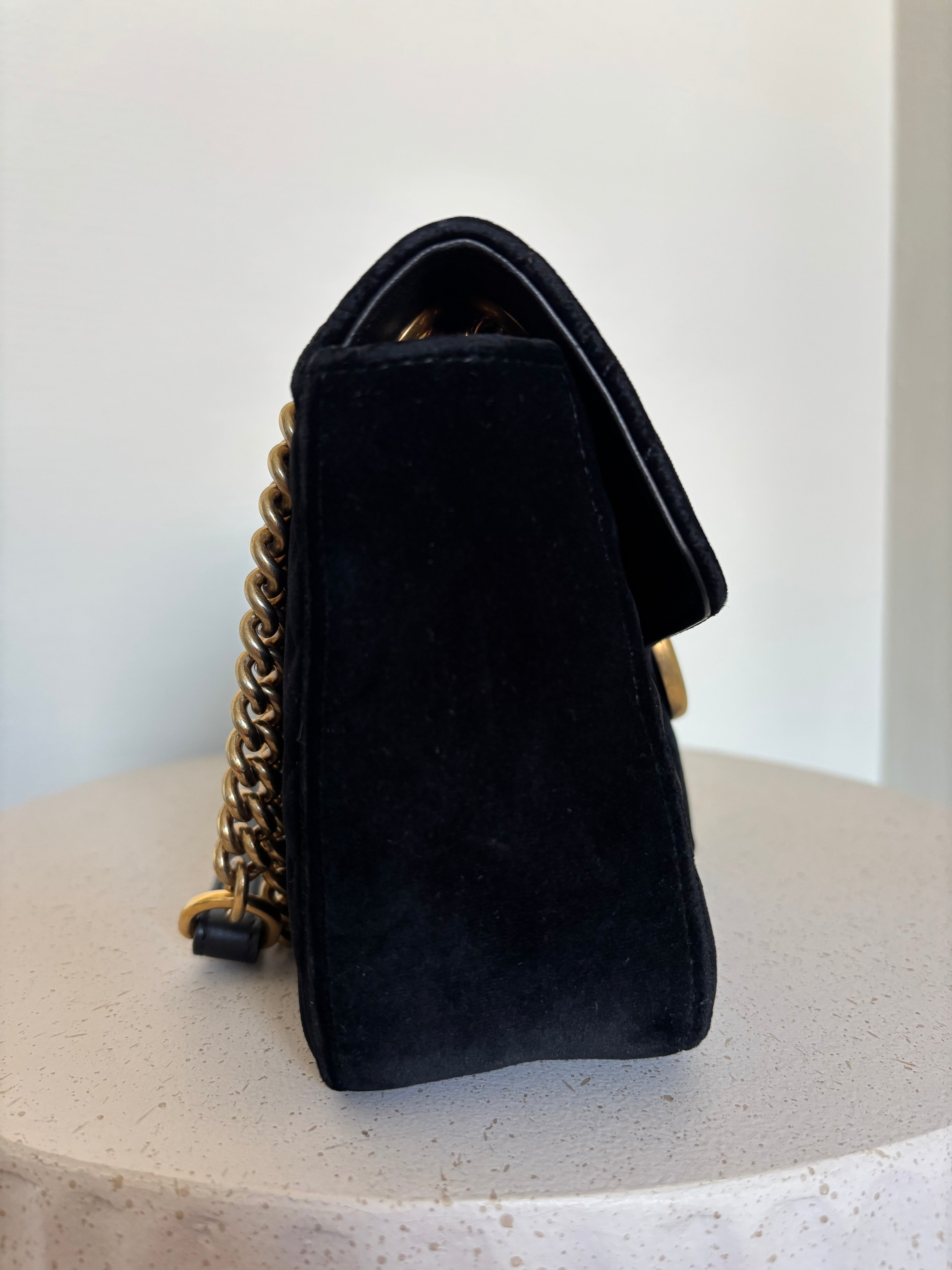 Gucci Velvet GG Marmont Medium