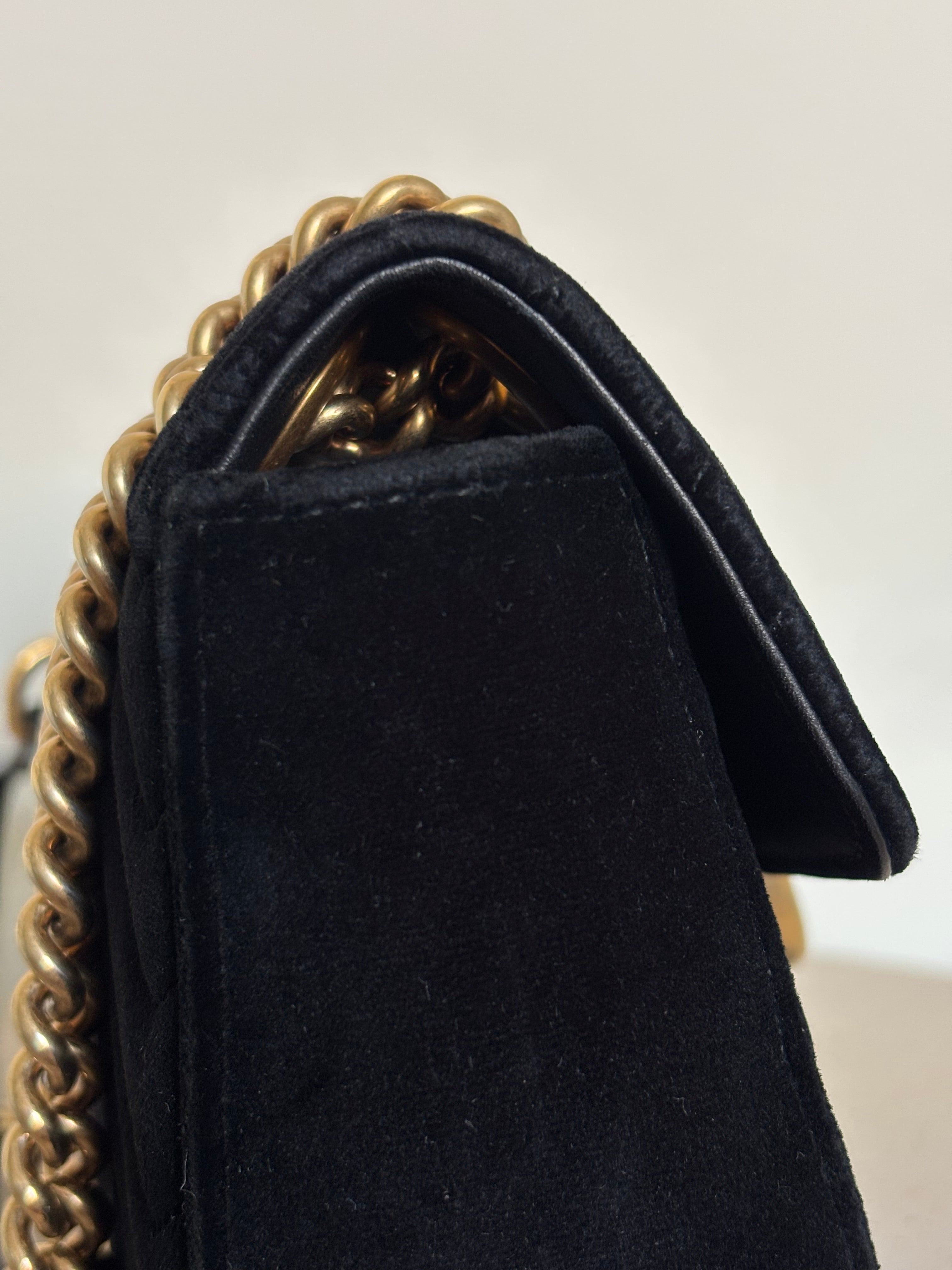 Gucci Velvet GG Marmont Medium