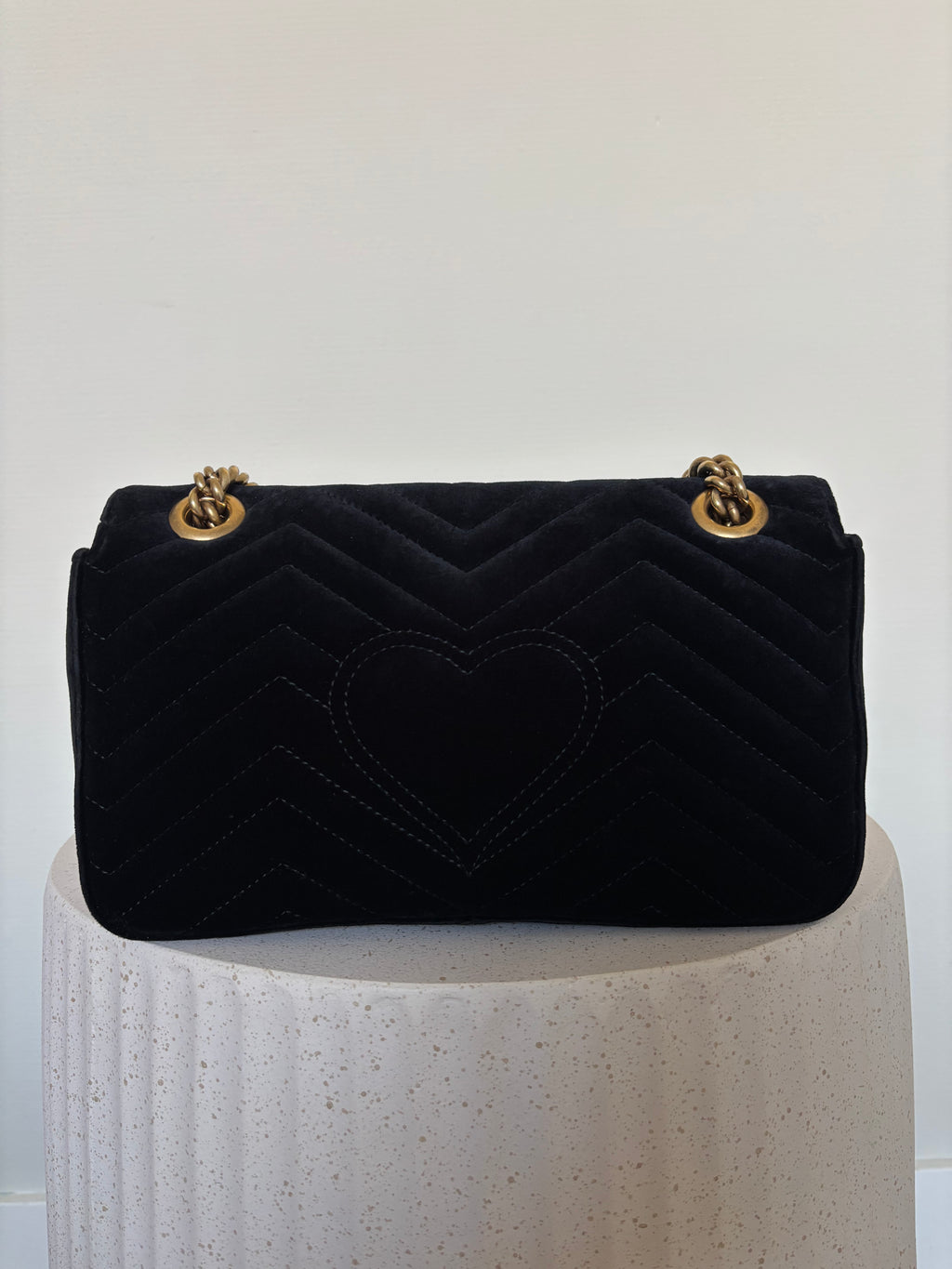 Gucci Velvet GG Marmont Medium