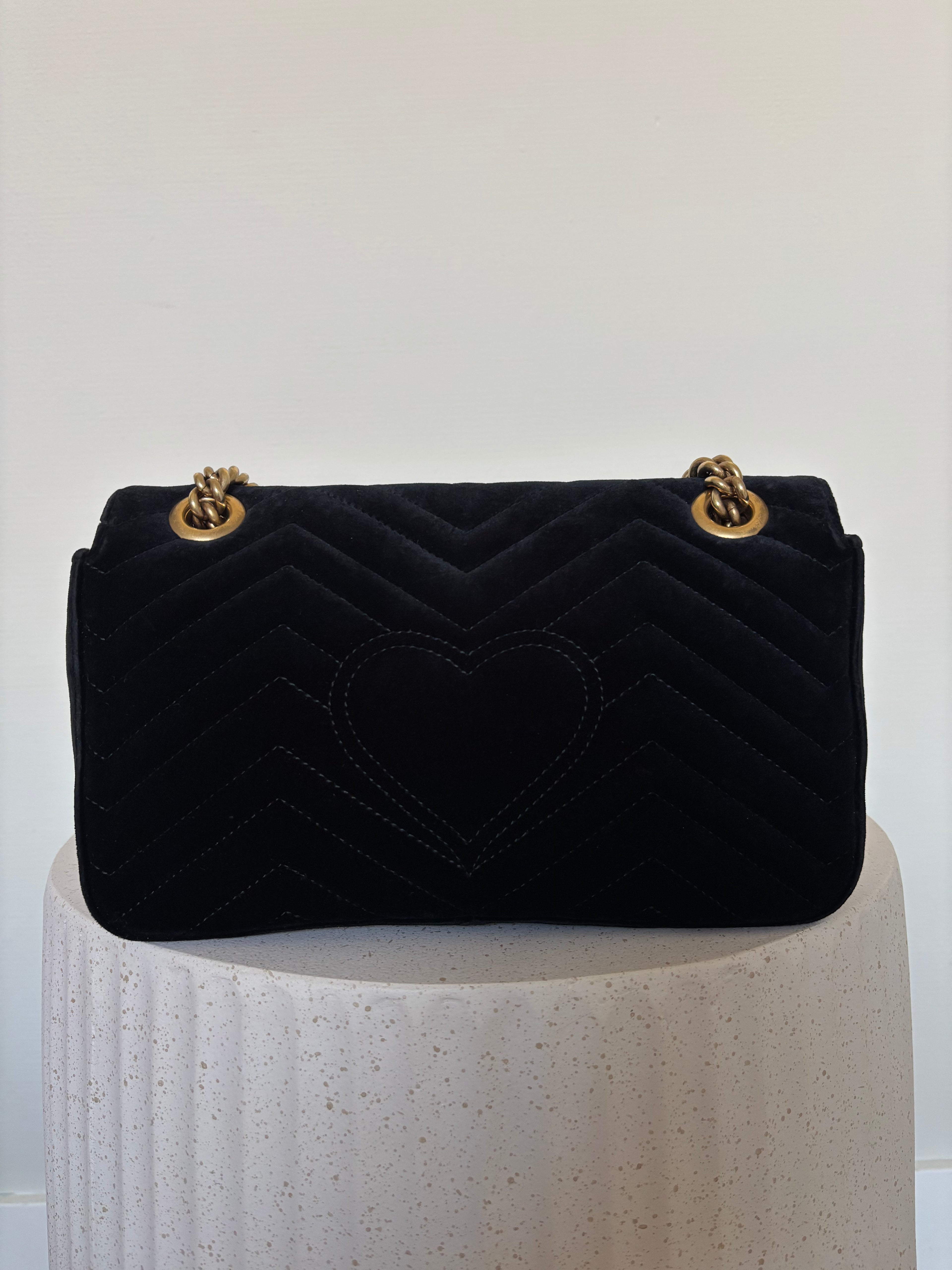 Gucci Velvet GG Marmont Medium