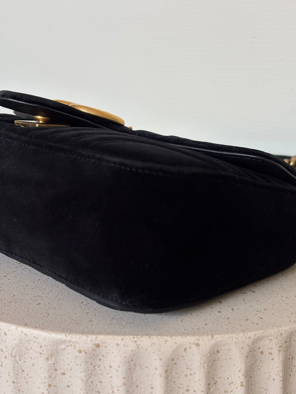Gucci Velvet GG Marmont Medium