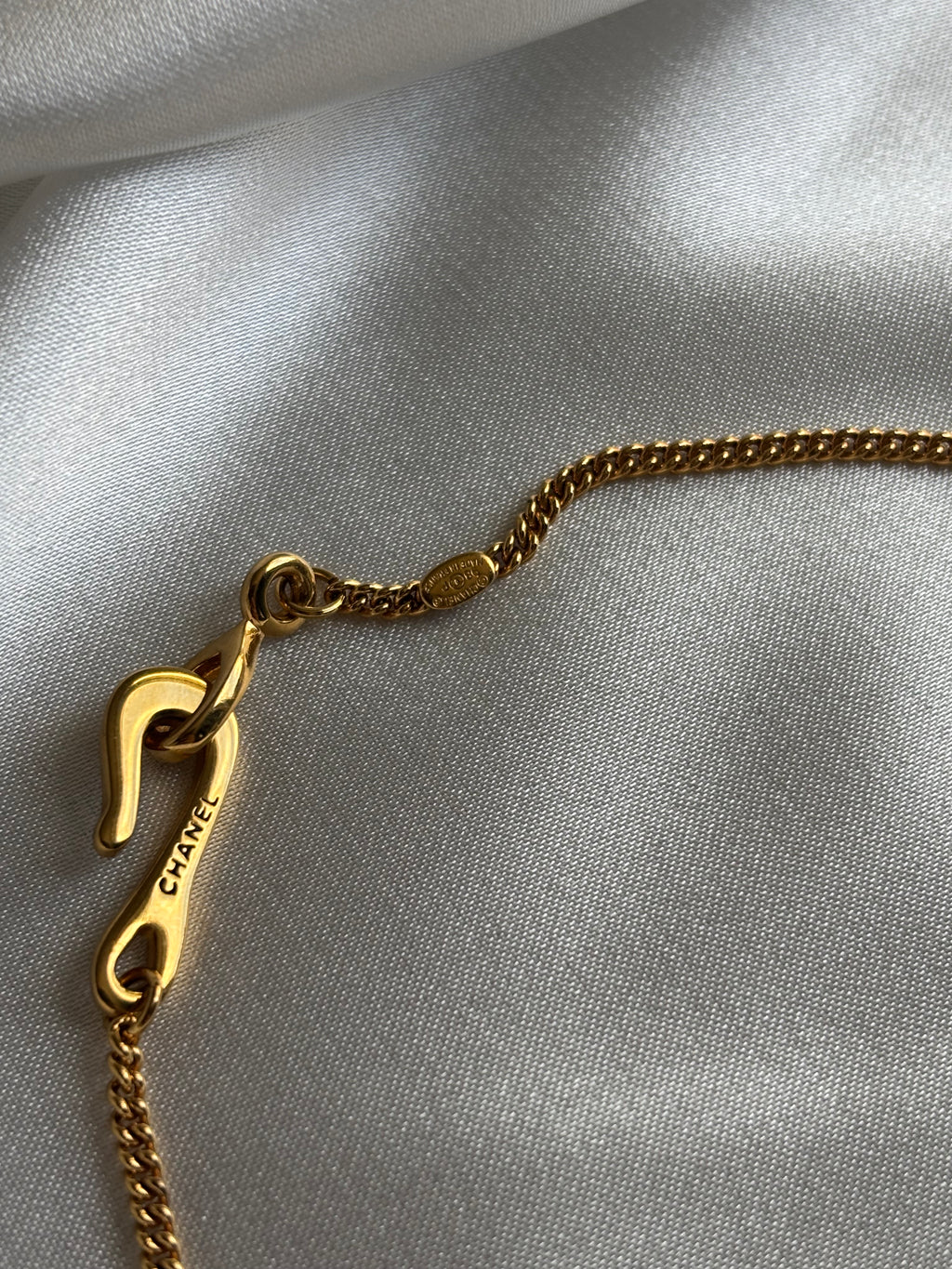 Chanel Gold Ball Pendant Necklace