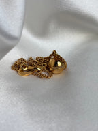 Chanel Gold Ball Pendant Necklace