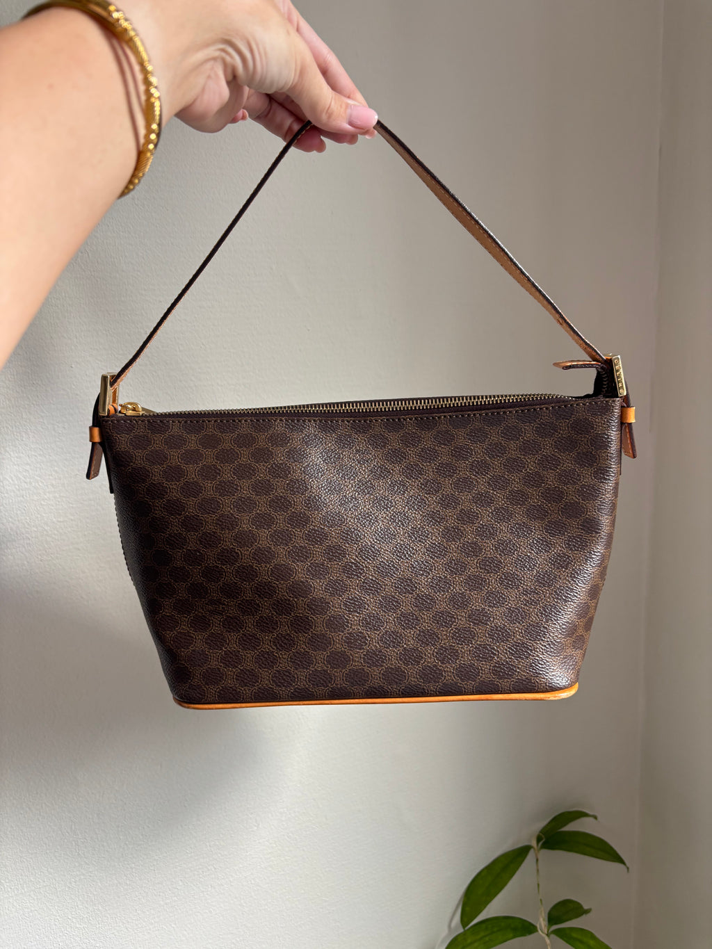Celine Macadam Canvas Shoulderbag