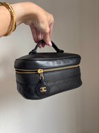 Chanel Vanity Bag Black